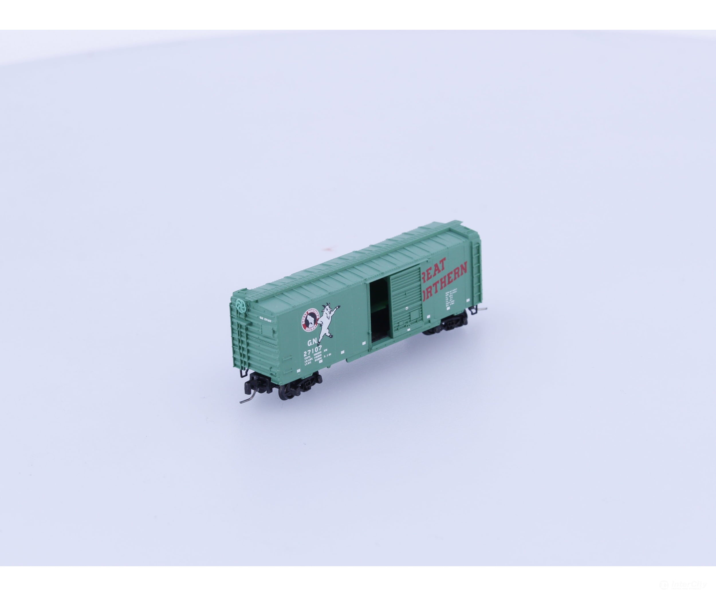 Micro Trains 500 00 441 Z 40’ Standard Box Car Single Door Great Northern (GN) 27107 (#2) Freight Cars