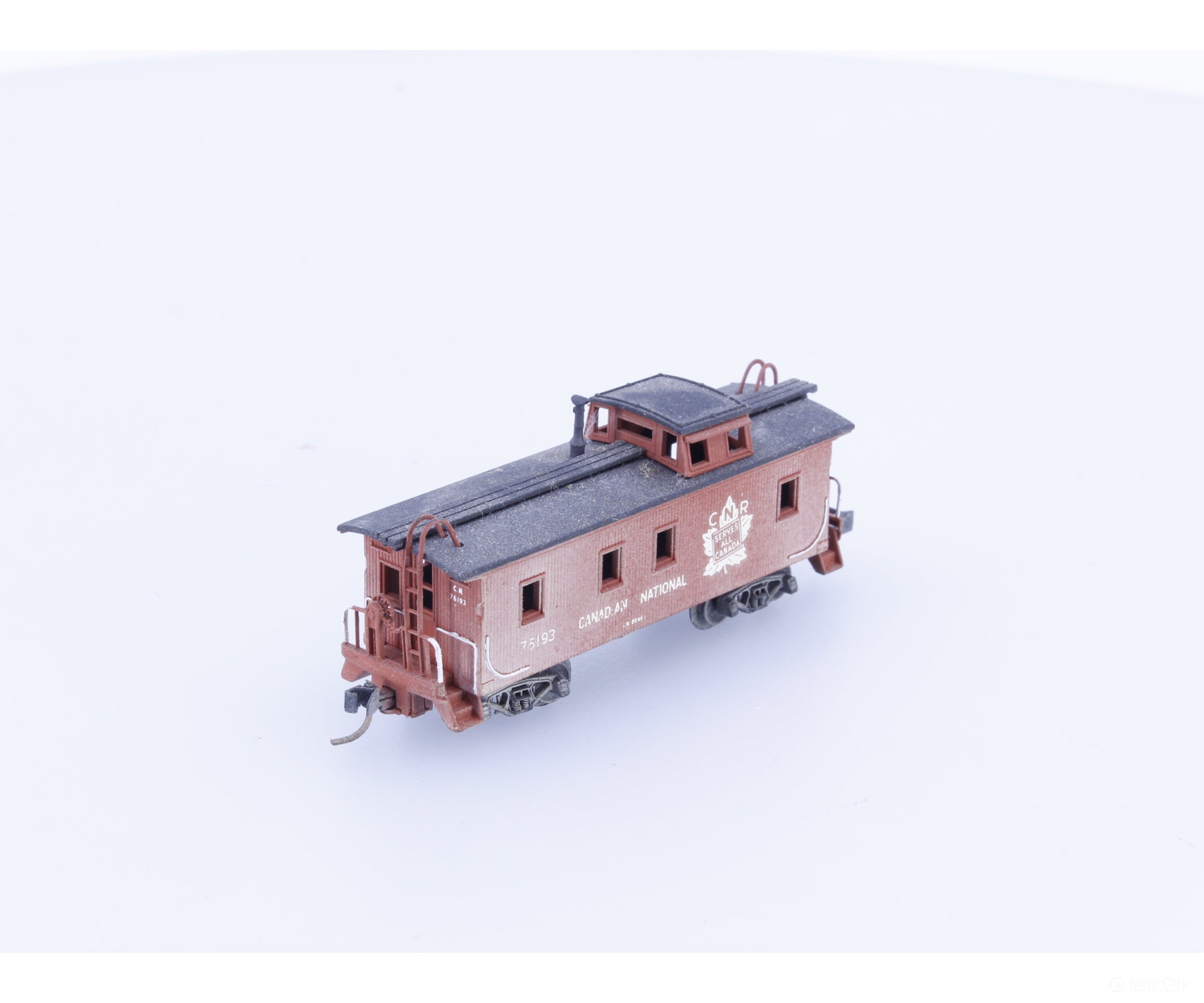 Micro Trains 50051 N Weathered 34’ Wood Sheathed Caboose Canadian National (CN) 76193 Freight Cars