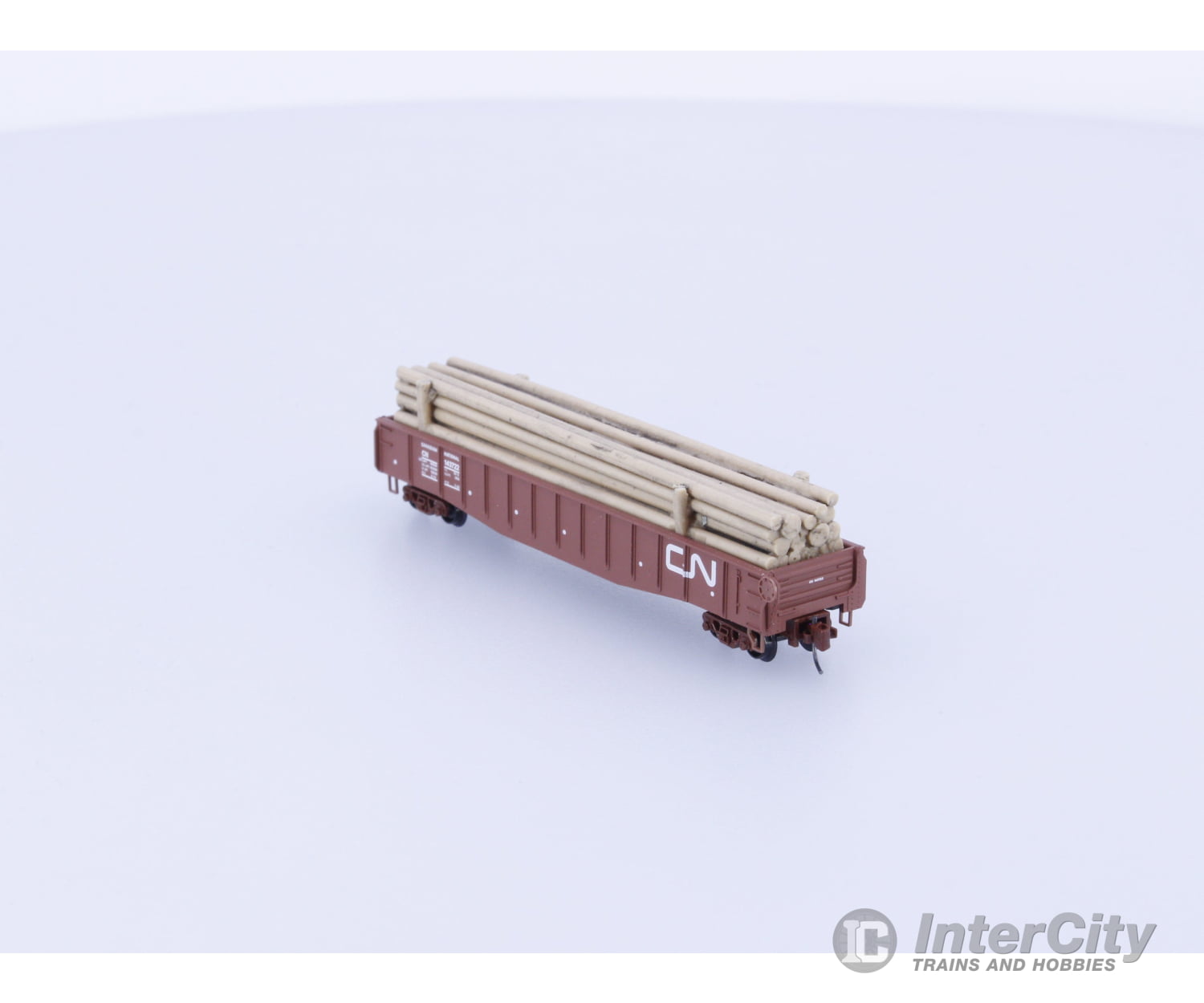 Micro Trains 522 00 140 N 50’ Gondola Fishbelly Sides Drop Ends w/load Canadian National (CN) 143722 Freight Cars