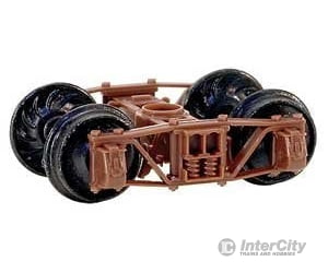 Micro Trains 525000 Arch Bar Trucks - Less Couplers (Brown) 10 Pairs &