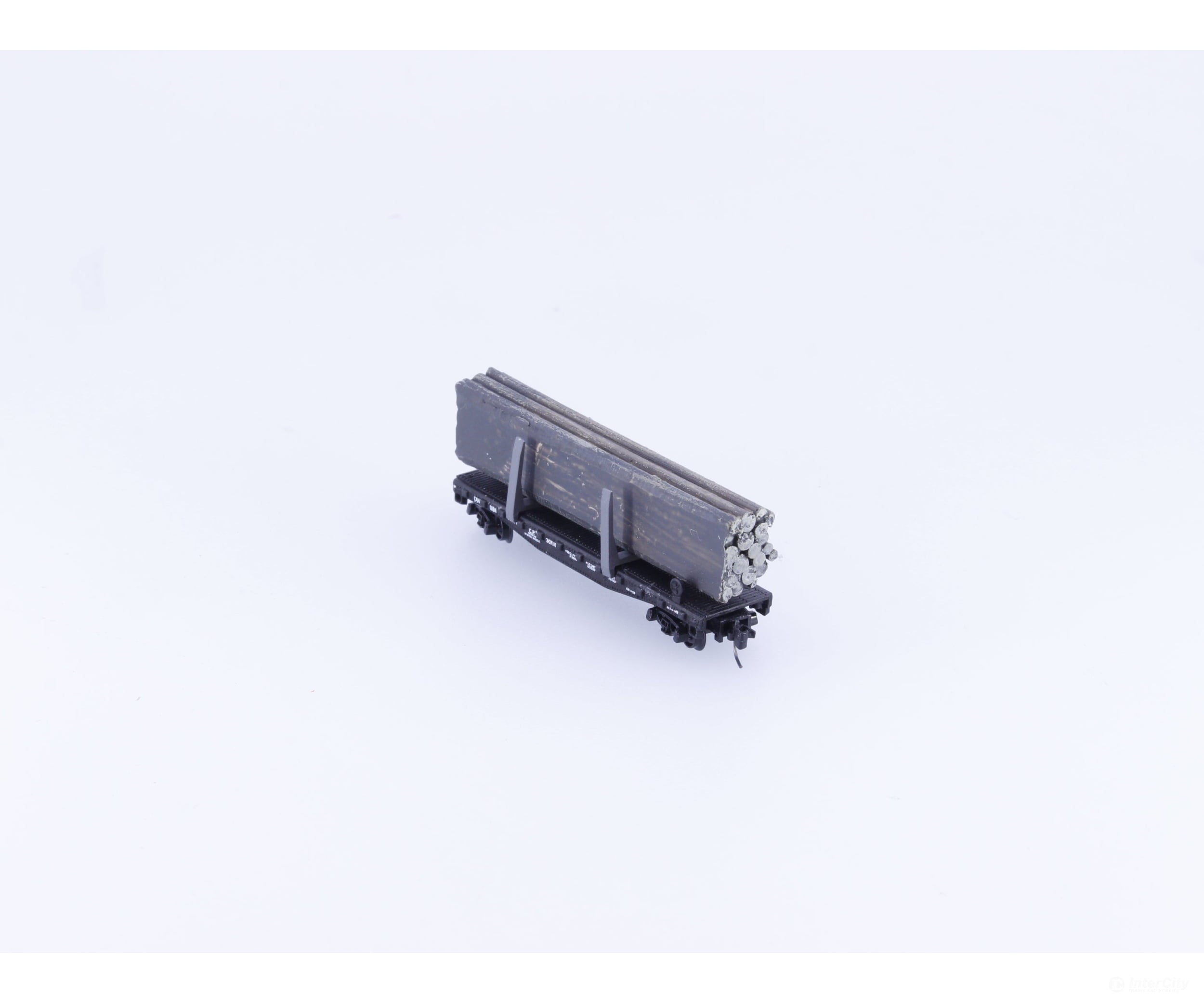 Micro Trains 52500130 Z 40’ Flat Car with Log Load Canadian Pacific (CP) 307110 - Freight Cars