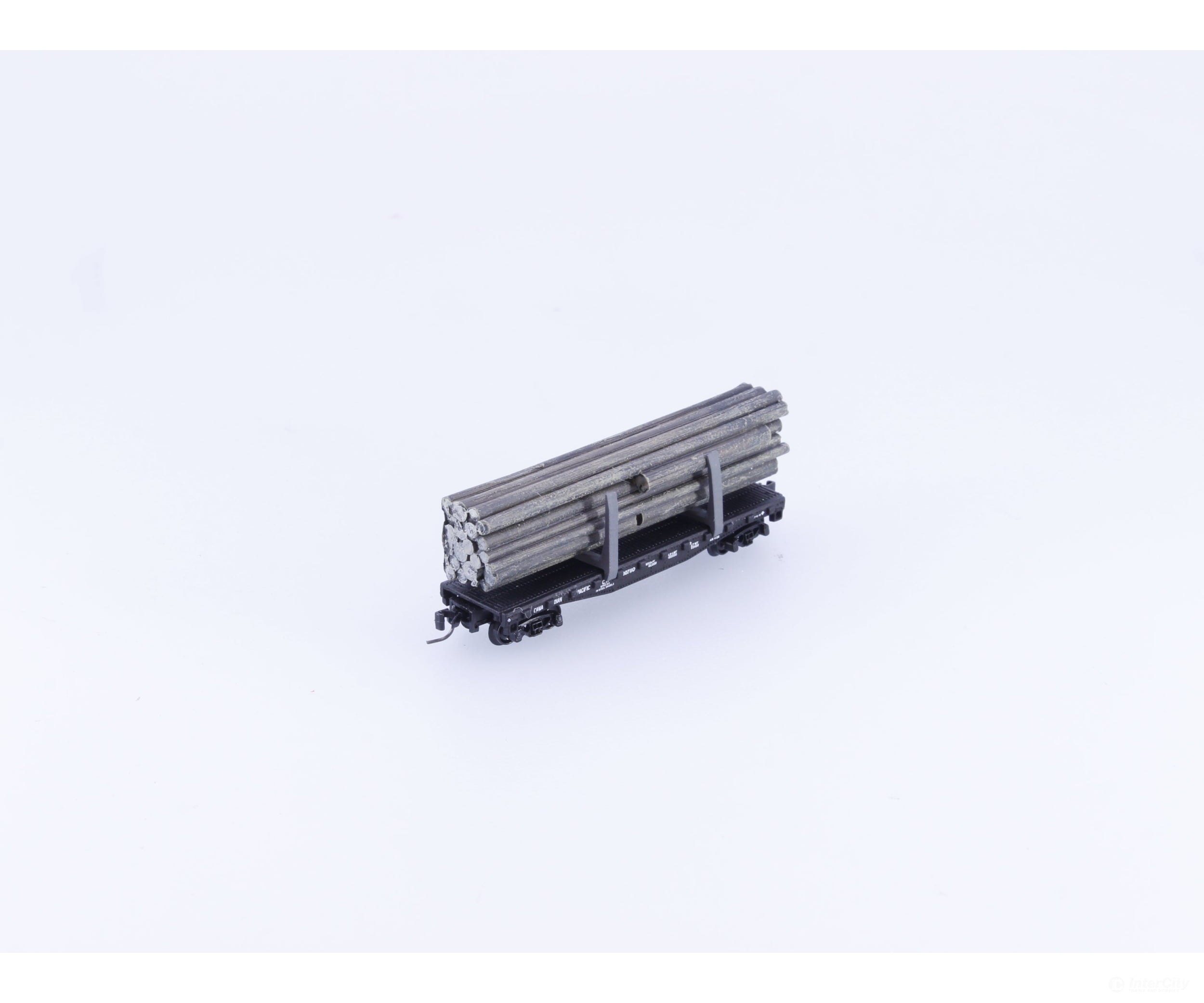 Micro Trains 52500130 Z 40’ Flat Car with Log Load Canadian Pacific (CP) 307110 - Freight Cars