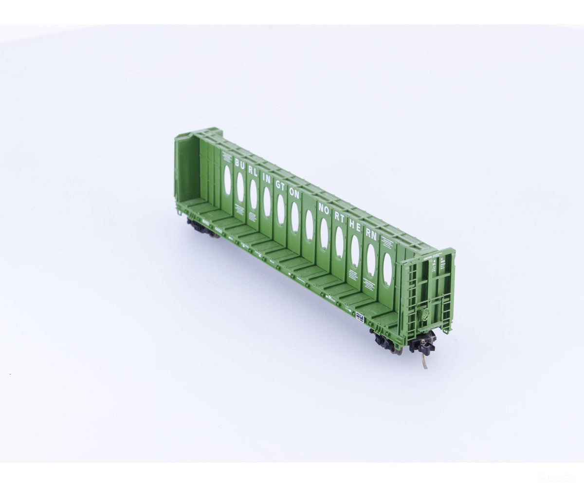 Micro Trains 53010 N 60’8’’ Thrall Centerbeam Flatcar Burlington Northern (BN) 624469 - Freight Cars