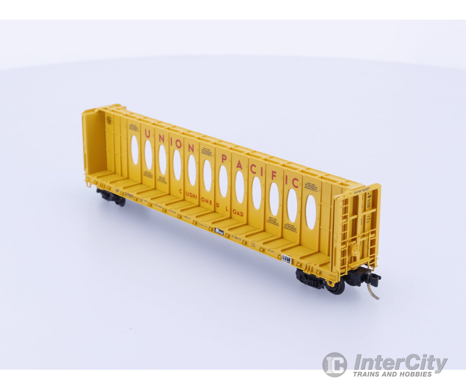 Micro Trains 53030 N 60’ 8’’ Centerbeam Bulkhead Flat Car Union Pacific (UP) 217009 Freight Cars