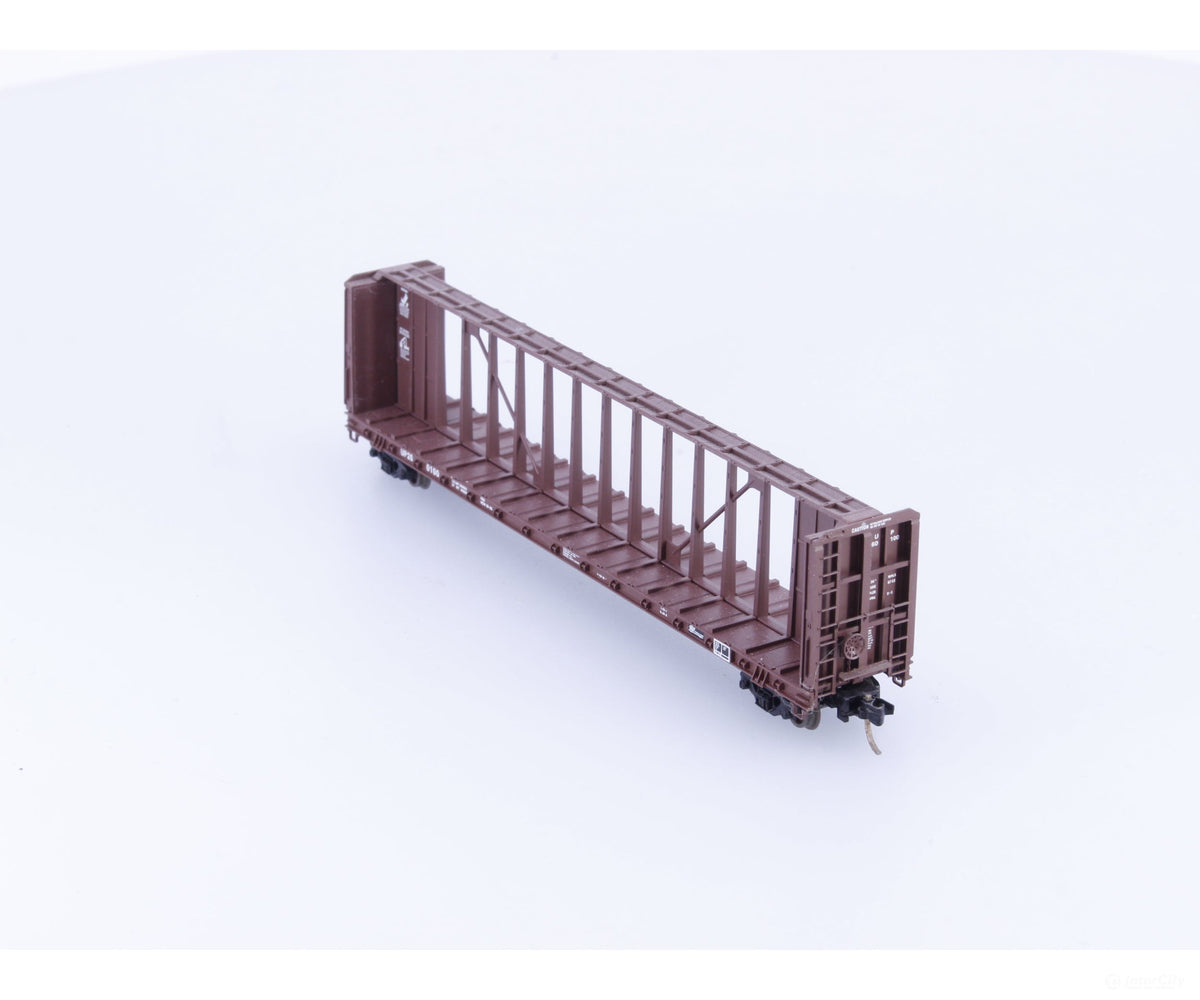 Micro Trains 53710 N 60’8’’ Thrall I-Beam Centerbeam Flatcar Union Pacific (UP) 260100 - Freight Cars