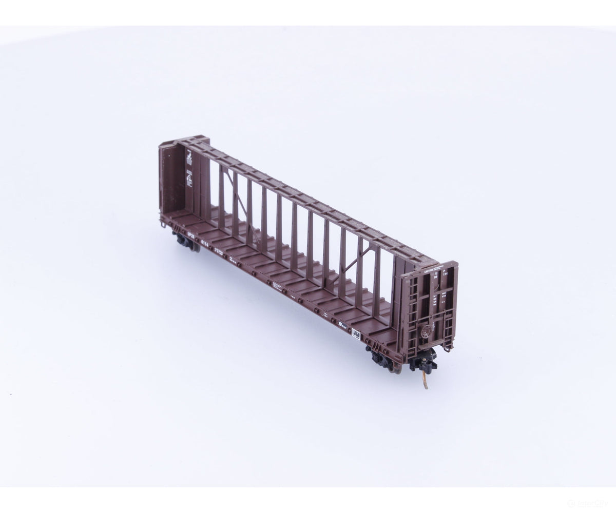 Micro Trains 53710 N 60’8’’ Thrall I-Beam Centerbeam Flatcar Union Pacific (UP) 260114 - Freight Cars
