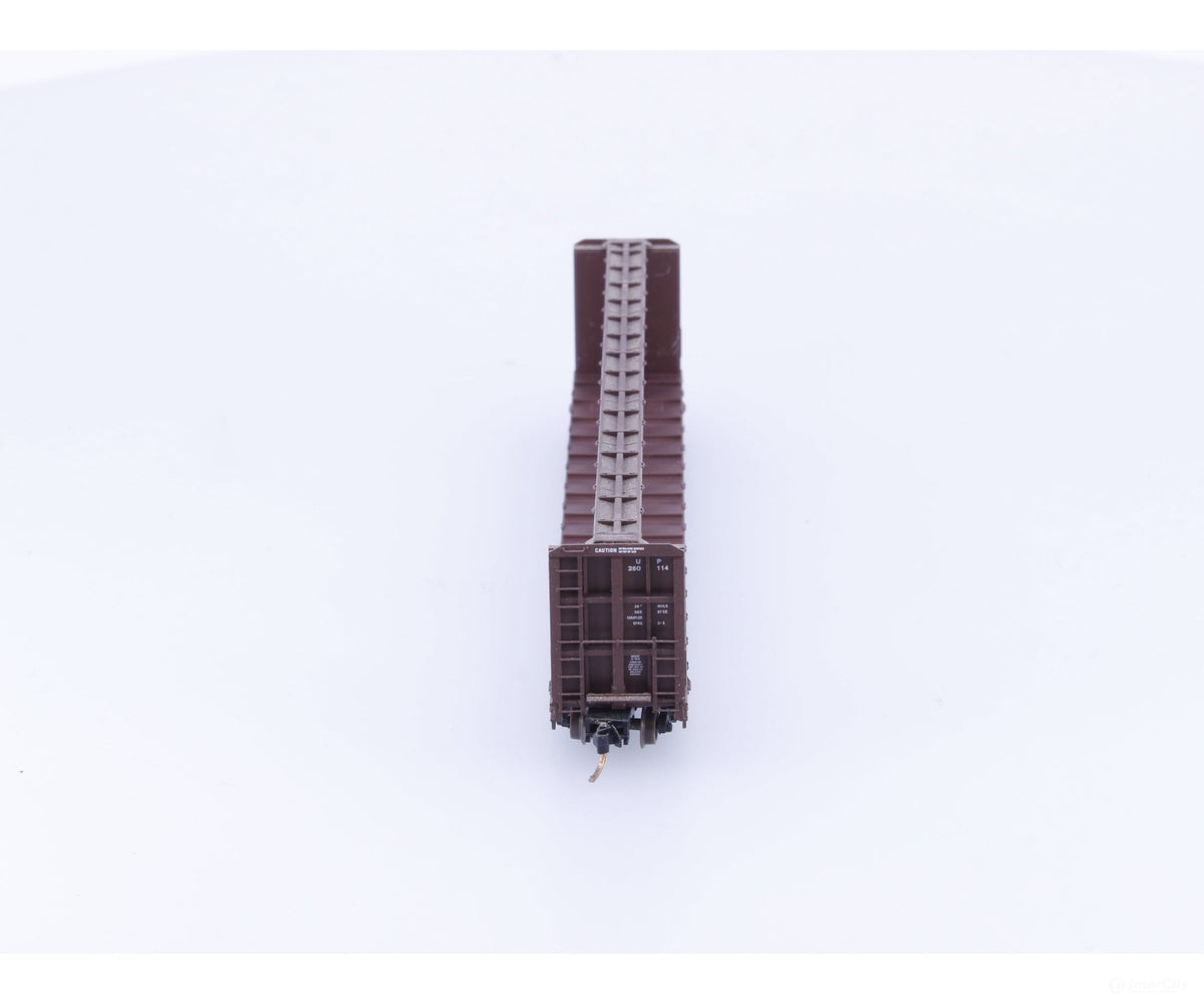 Micro Trains 53710 N 60’8’’ Thrall I-Beam Centerbeam Flatcar Union Pacific (UP) 260114 - Freight Cars