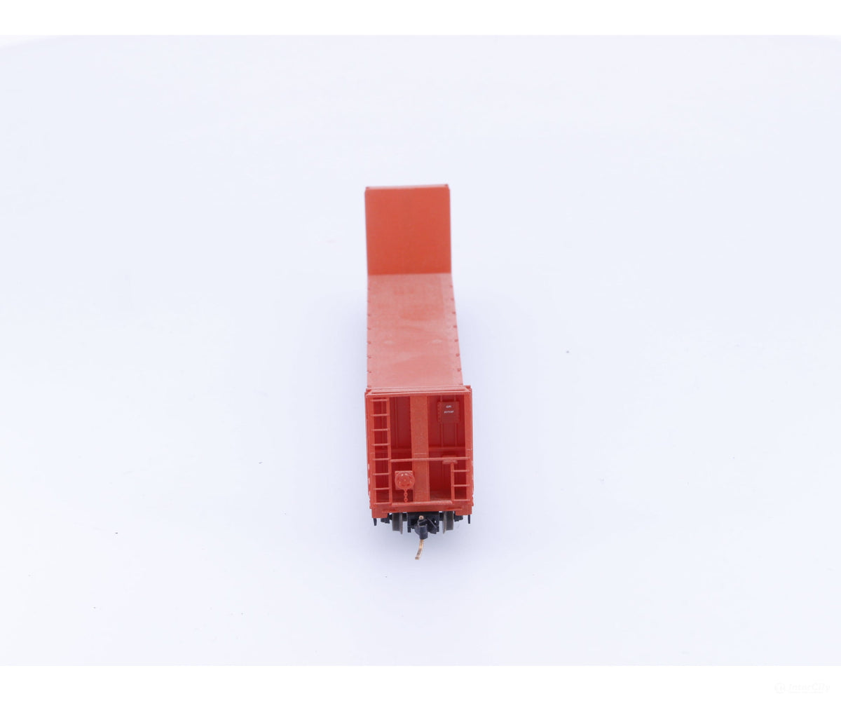 Micro Trains 54070 N 61’ 8’’ Bulkhead Flat Car Canadian Pacific (CP) 317137 - Freight Cars