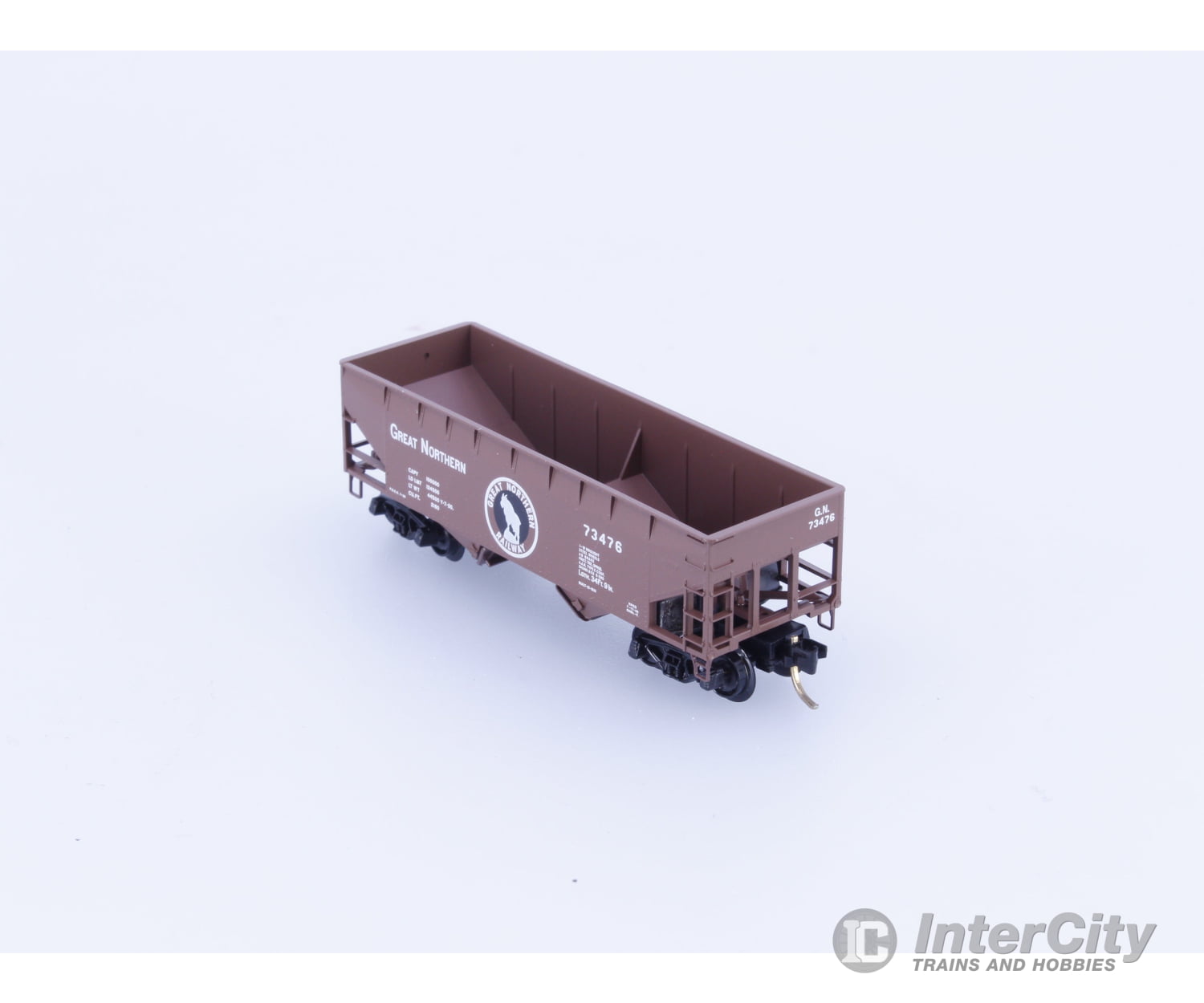 Micro Trains 55060 N 33’ 2 Bay Offset Side Hopper Great Northern (GN) 73476 Freight Cars