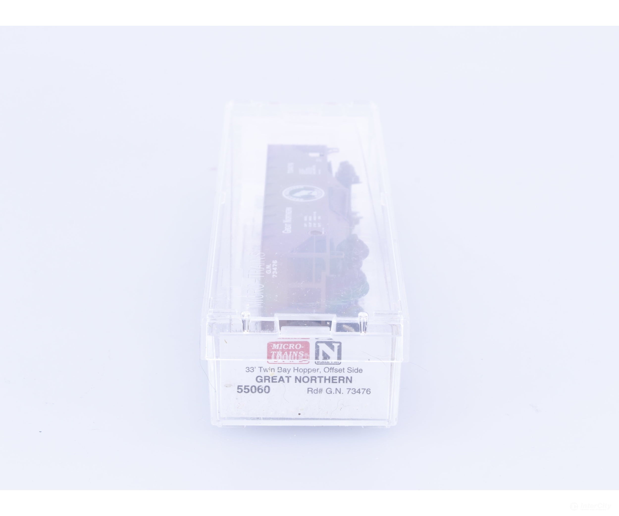 Micro Trains 55060 N 33’ 2 Bay Offset Side Hopper Great Northern (GN) 73476 Freight Cars