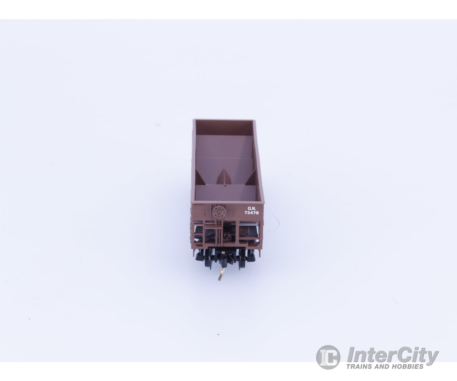 Micro Trains 55060 N 33’ 2 Bay Offset Side Hopper Great Northern (GN) 73476 Freight Cars