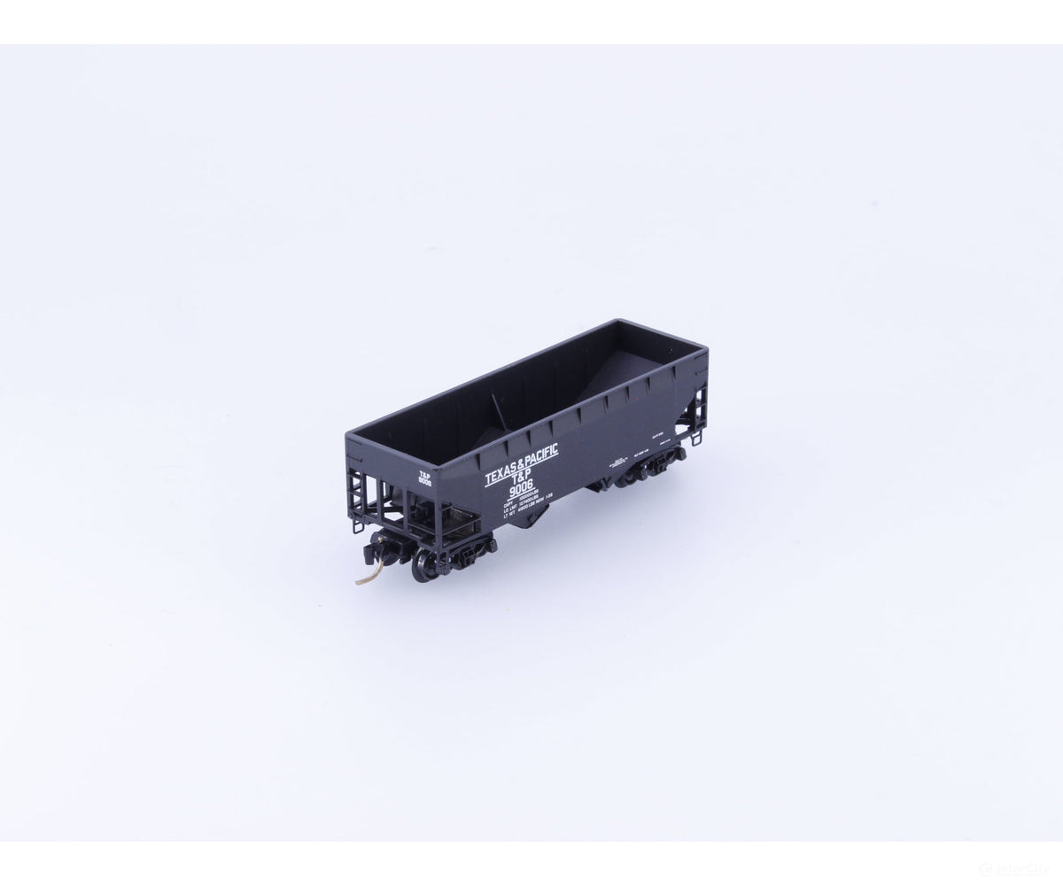 Micro Trains 55120 N 2-Bay 33’ Open Hopper Offset Side Texas and Pacific (T&P) 9004 - Freight Cars