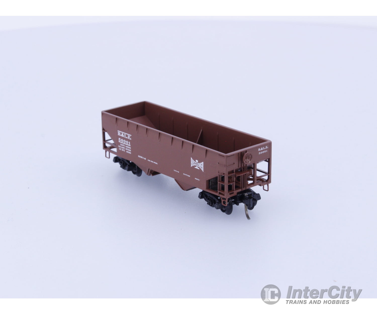Micro Trains 55290 N Open Hopper 2-Bay Offset Side Bessemer & Lake Erie B&LE 50001 Freight Cars