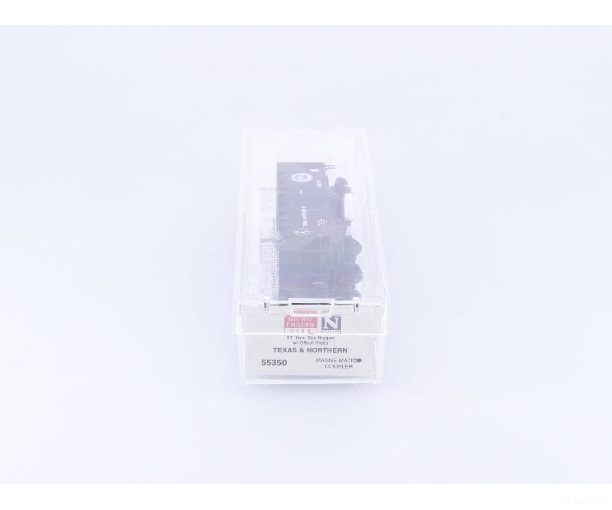 Micro Trains 55350 N 2-Bay 33’ Open Hopper Texas & Northern (T&N) #1 108751 - Freight Cars