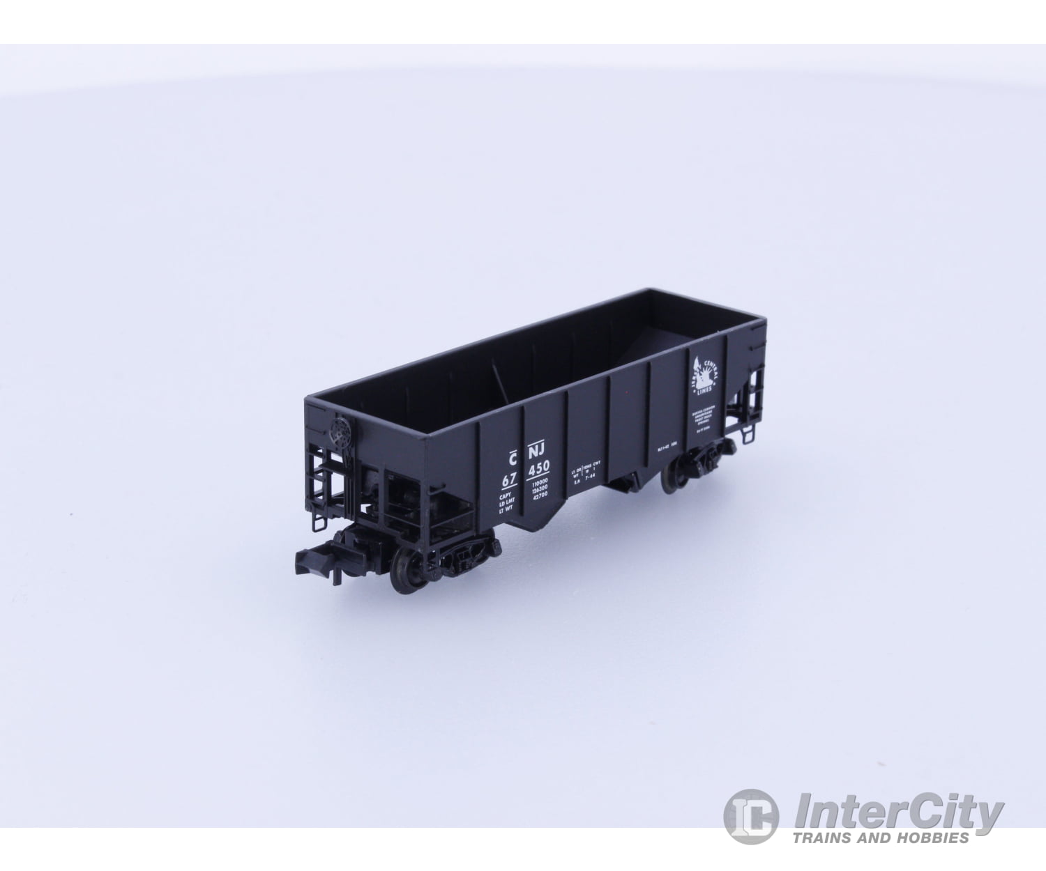 Micro Trains 56230 N Open Hopper 2-Bay USRA 55 Ton Jersey Central CNJ 67450 Freight Cars