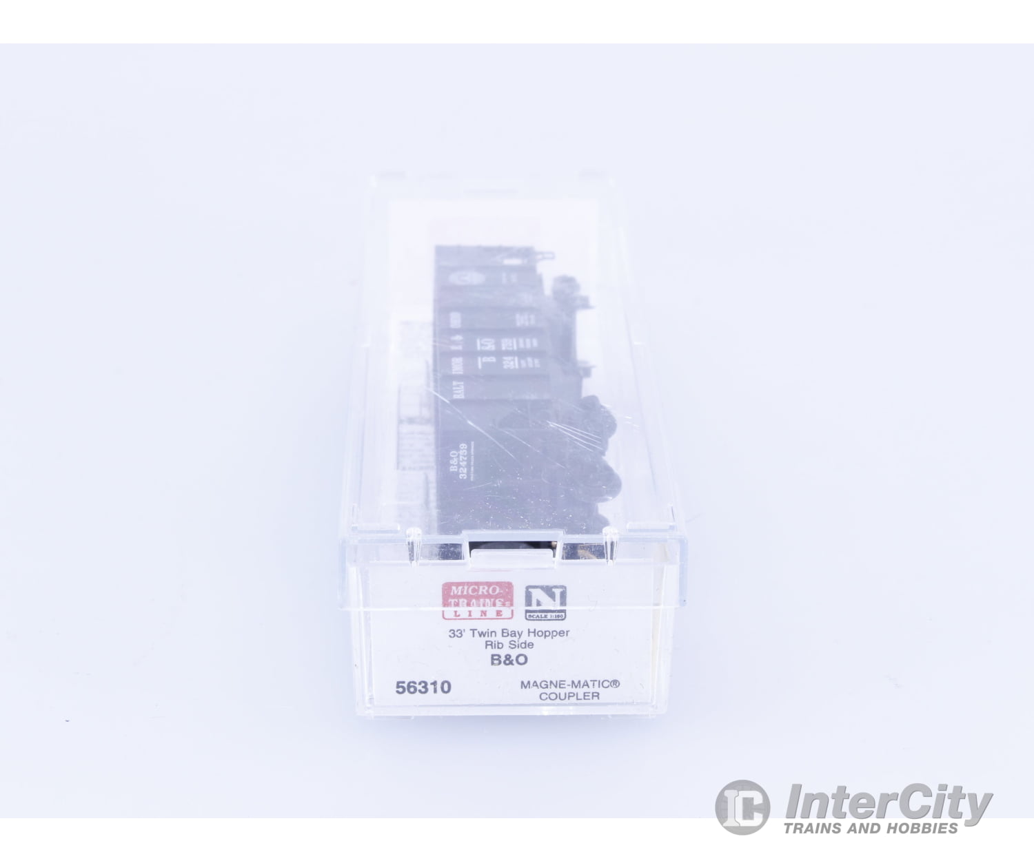 Micro Trains 56310 N 33’ 2 Bay Rib Side Hopper Baltimore and Ohio (BO) 324759 Freight Cars