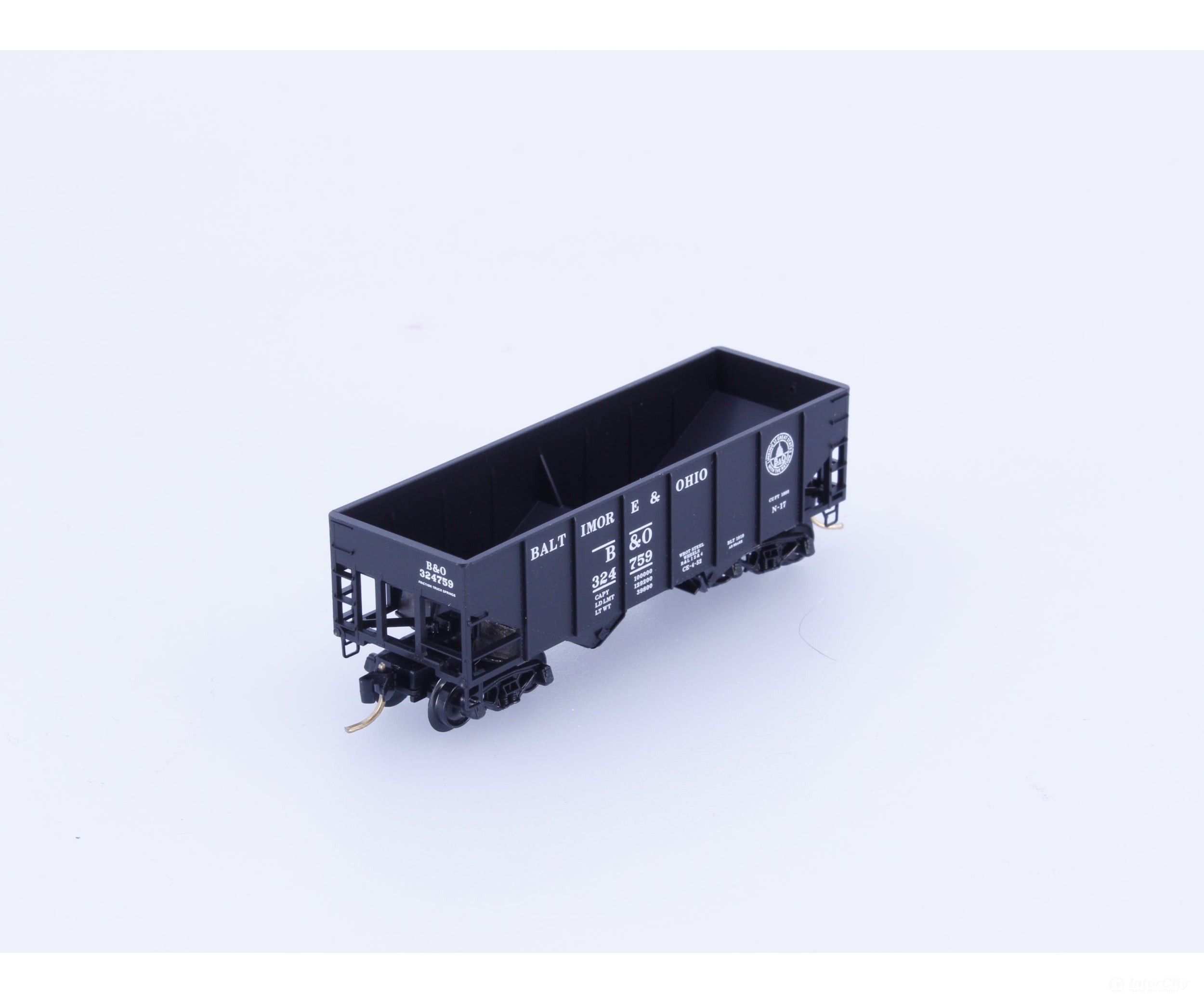 Micro Trains 56310 N 33’ 2 Bay Rib Side Hopper Baltimore and Ohio (BO) 324759 Freight Cars