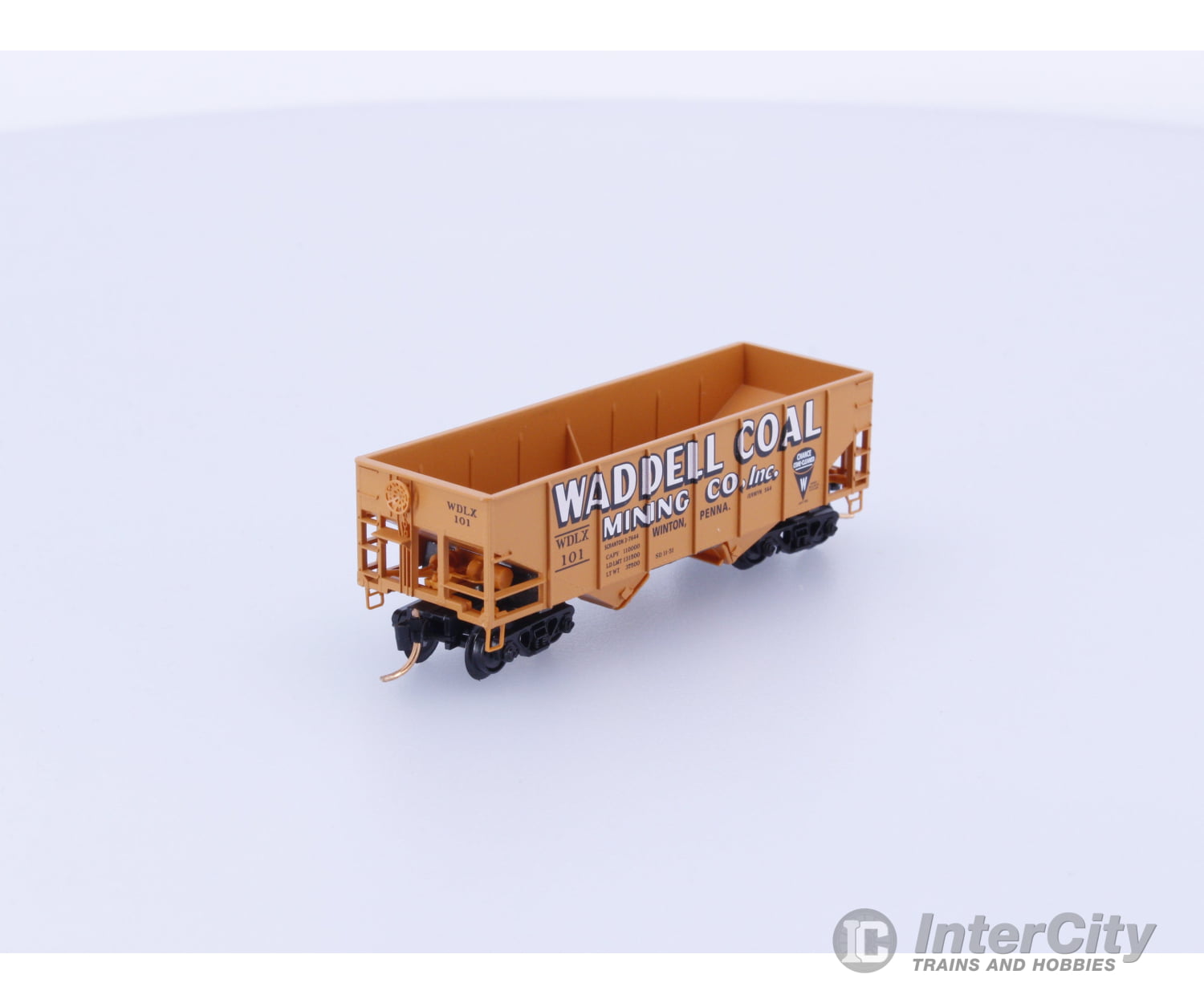 Micro Trains 56350 N Open Hopper 2-Bay USRA 55 Ton Waddell Coal WDLX 101 Freight Cars