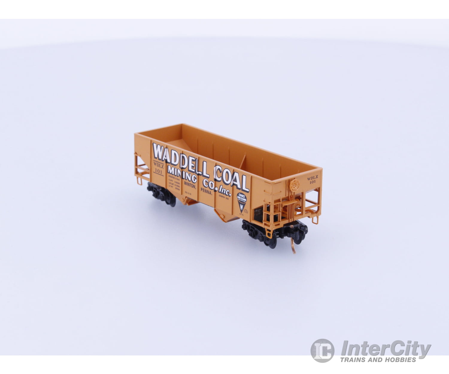 Micro Trains 56350 N Open Hopper 2-Bay USRA 55 Ton Waddell Coal WDLX 101 Freight Cars