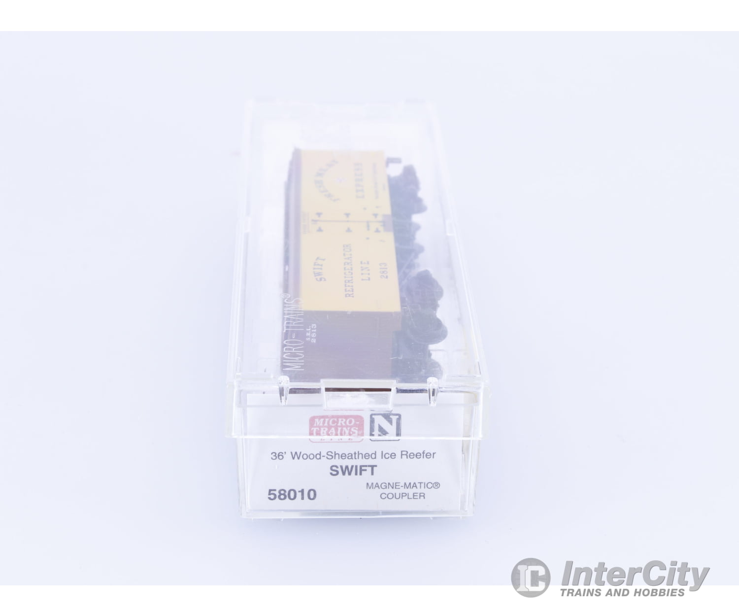 Micro Trains 58010 N 36’ Wood Sheathed Ice Reefer Swift Refrigerator Line 2813 Freight Cars