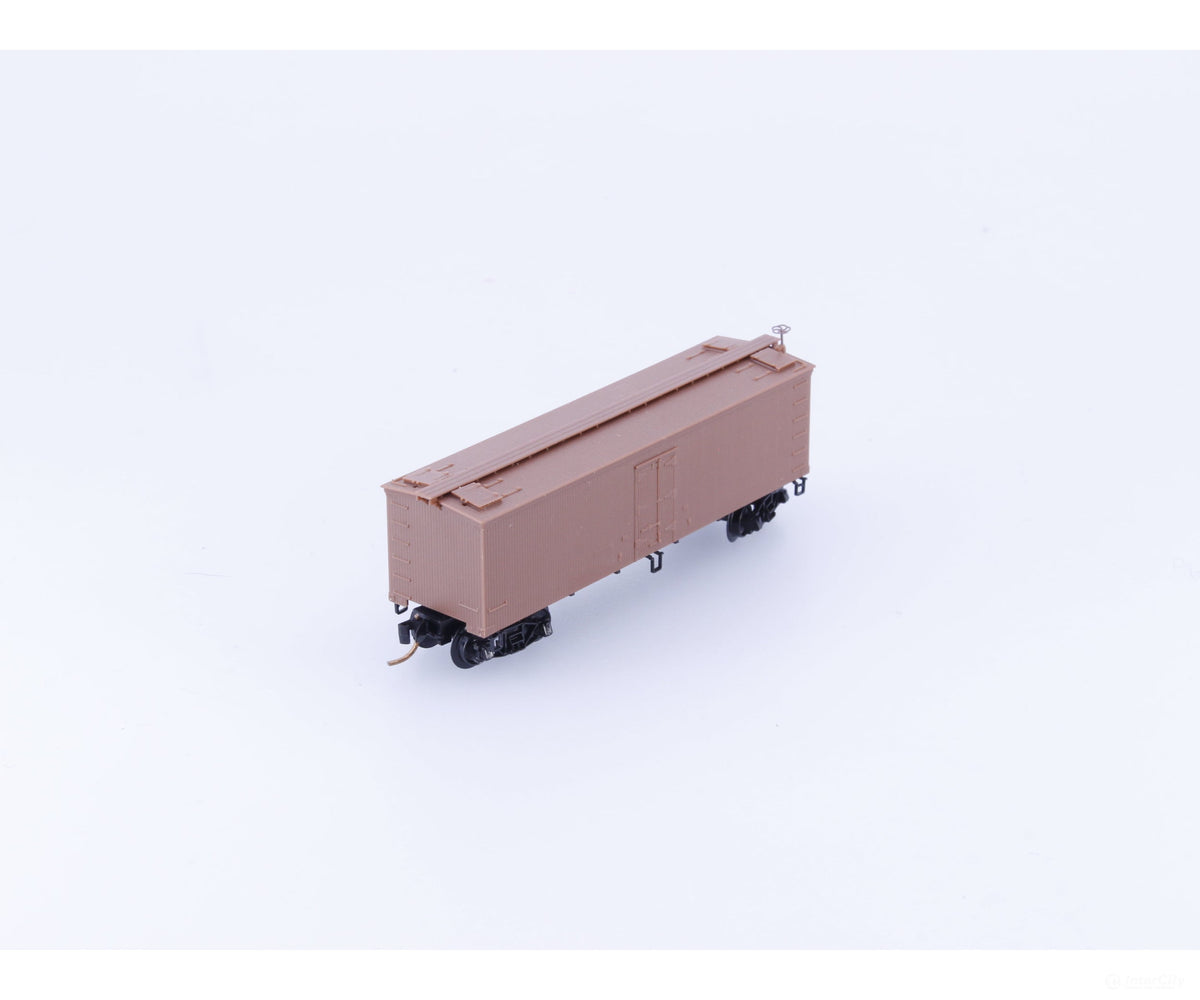 Micro Trains 58500 N 36’ Wood Reefer w/ Steel Frame Undecorated - Freight Cars