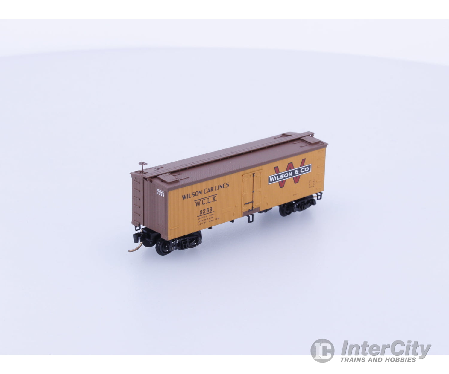 Micro Trains 58540 N 36’ Wood Sheathed Ice Reefer Wilson & Company 9259 Freight Cars