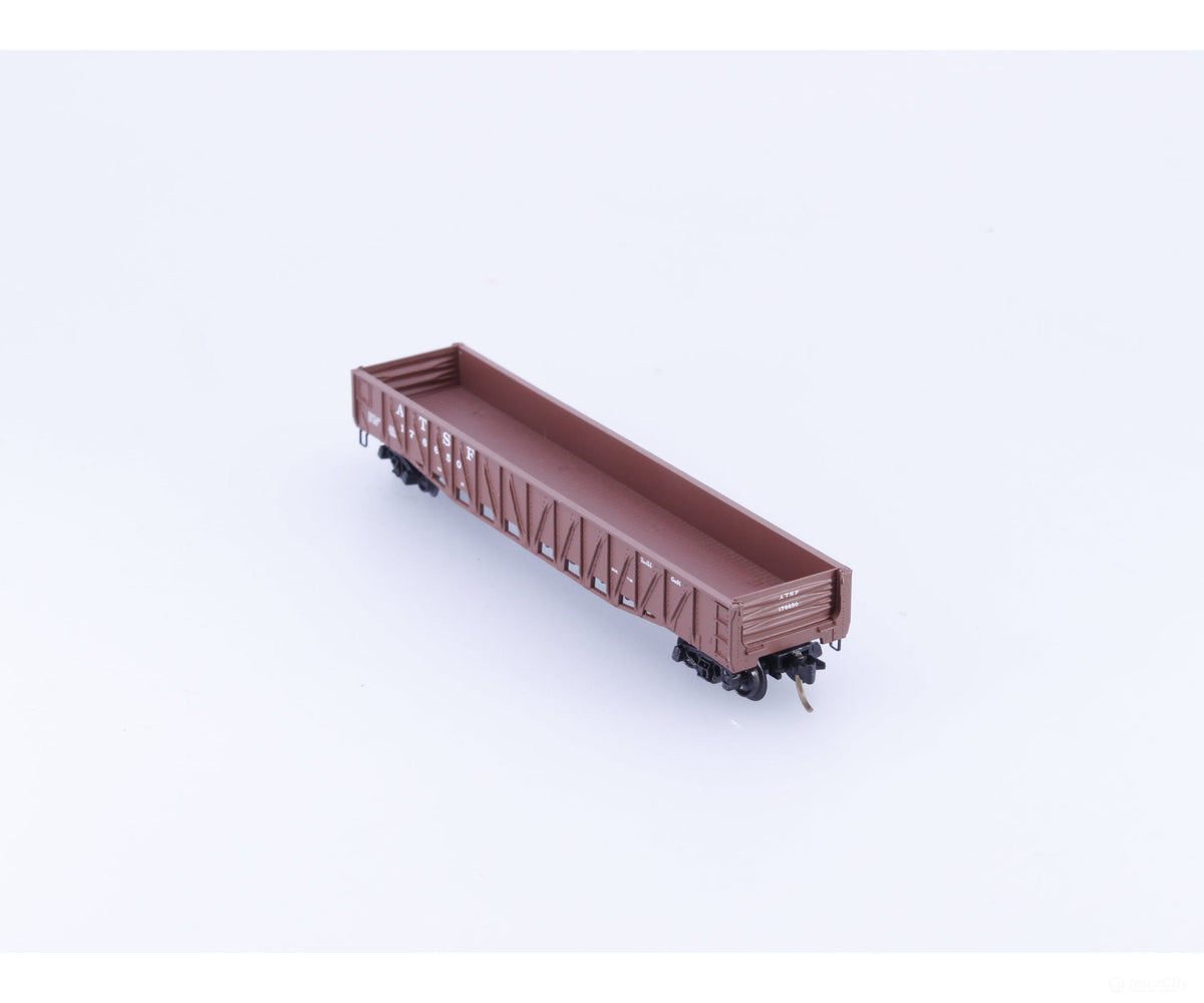Micro Trains 62030 N 50’ Composite Gondola w/ Fixed Ends Atchison Topeka and Santa Fe (ATSF) 176650 - Freight Cars