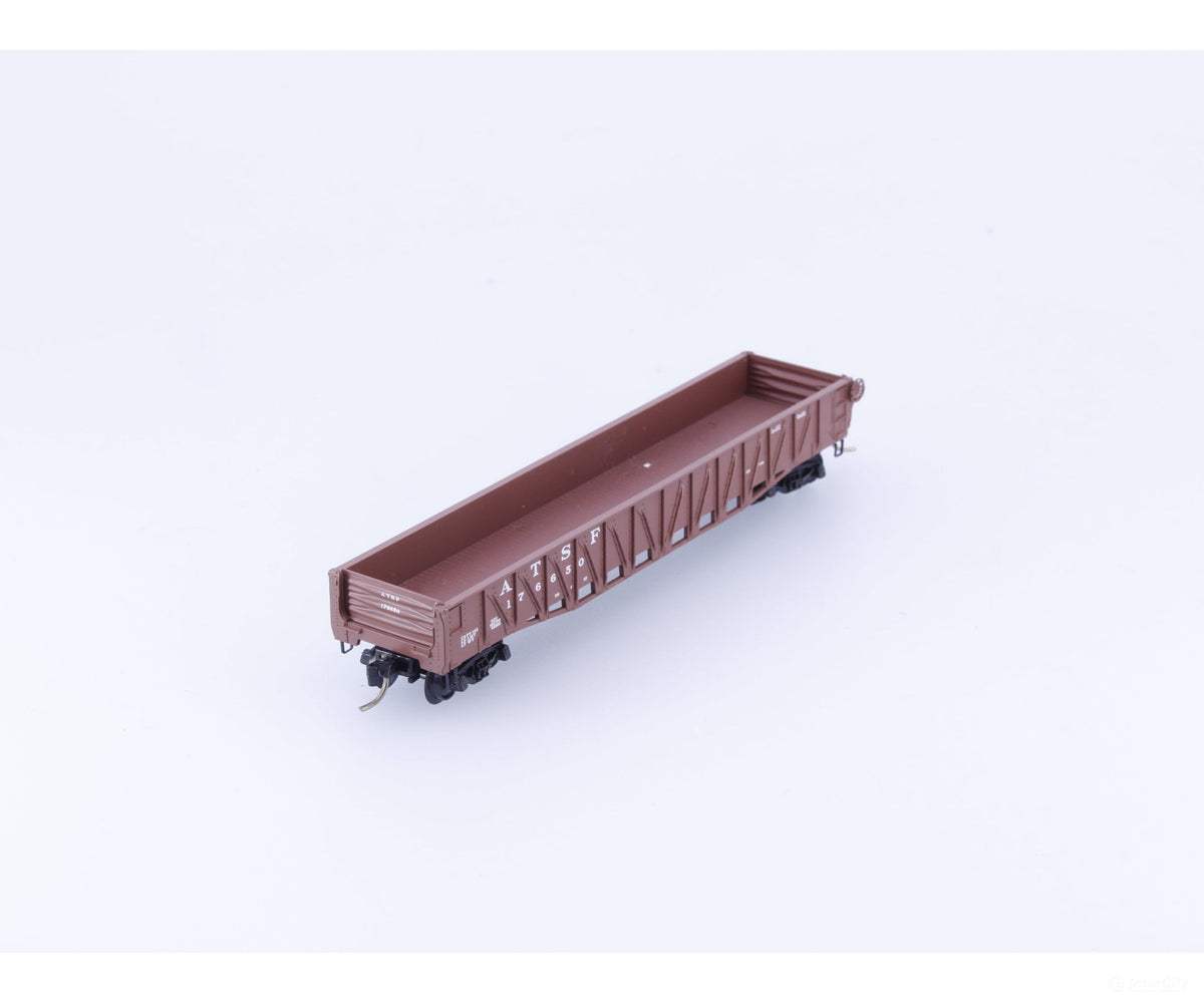 Micro Trains 62030 N 50’ Composite Gondola w/ Fixed Ends Atchison Topeka and Santa Fe (ATSF) 176650 - Freight Cars