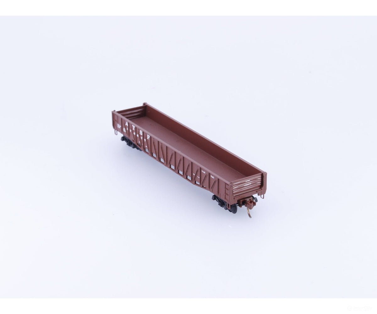 Micro Trains 62030 N 50’ Composite Gondola w/ Fixed Ends Atchison Topeka and Santa Fe (ATSF) 176667 - Freight Cars