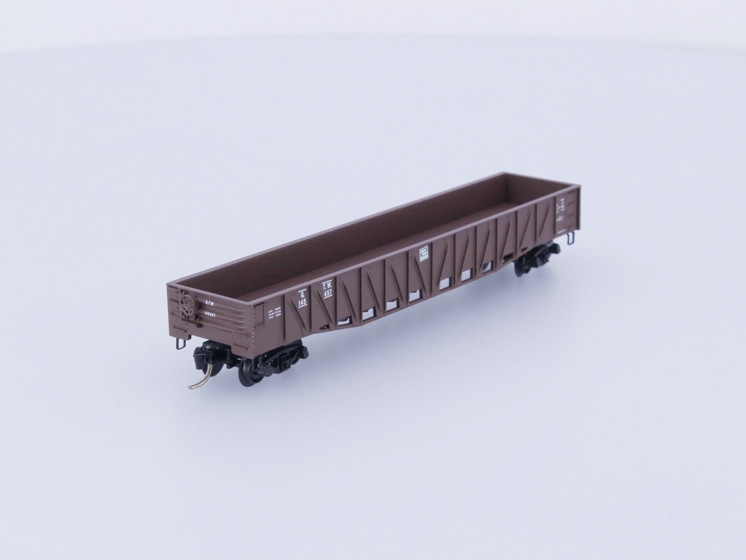 Micro Trains 63010 N Gondola 50’ Composite Grand Trunk Western Railroad (GTW) 145457 Freight Cars