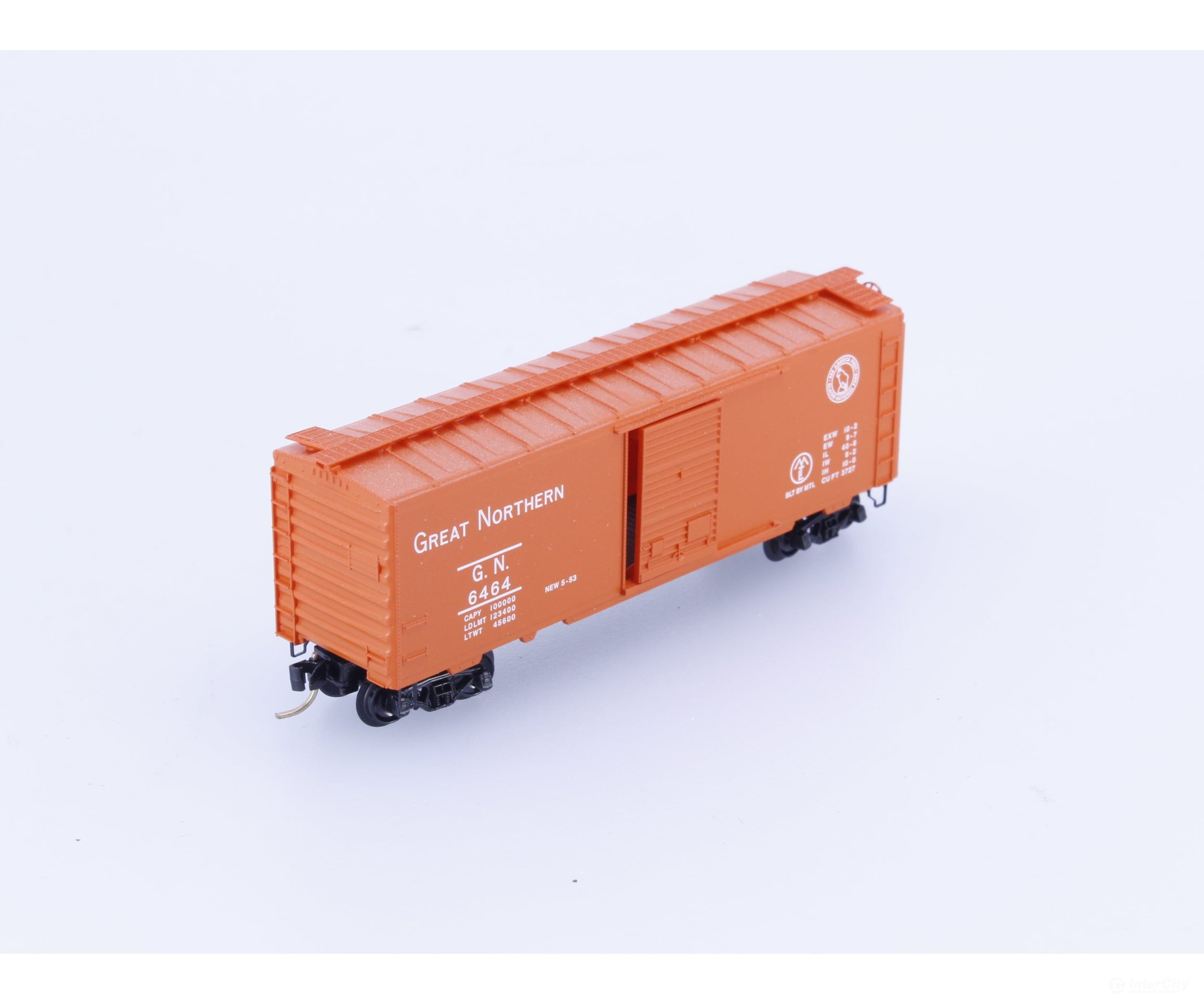 Micro Trains 6464-25 N 40’ Single Door Boxcar 6464 Collectors Series Great Northern (GN) 6464 Freight Cars