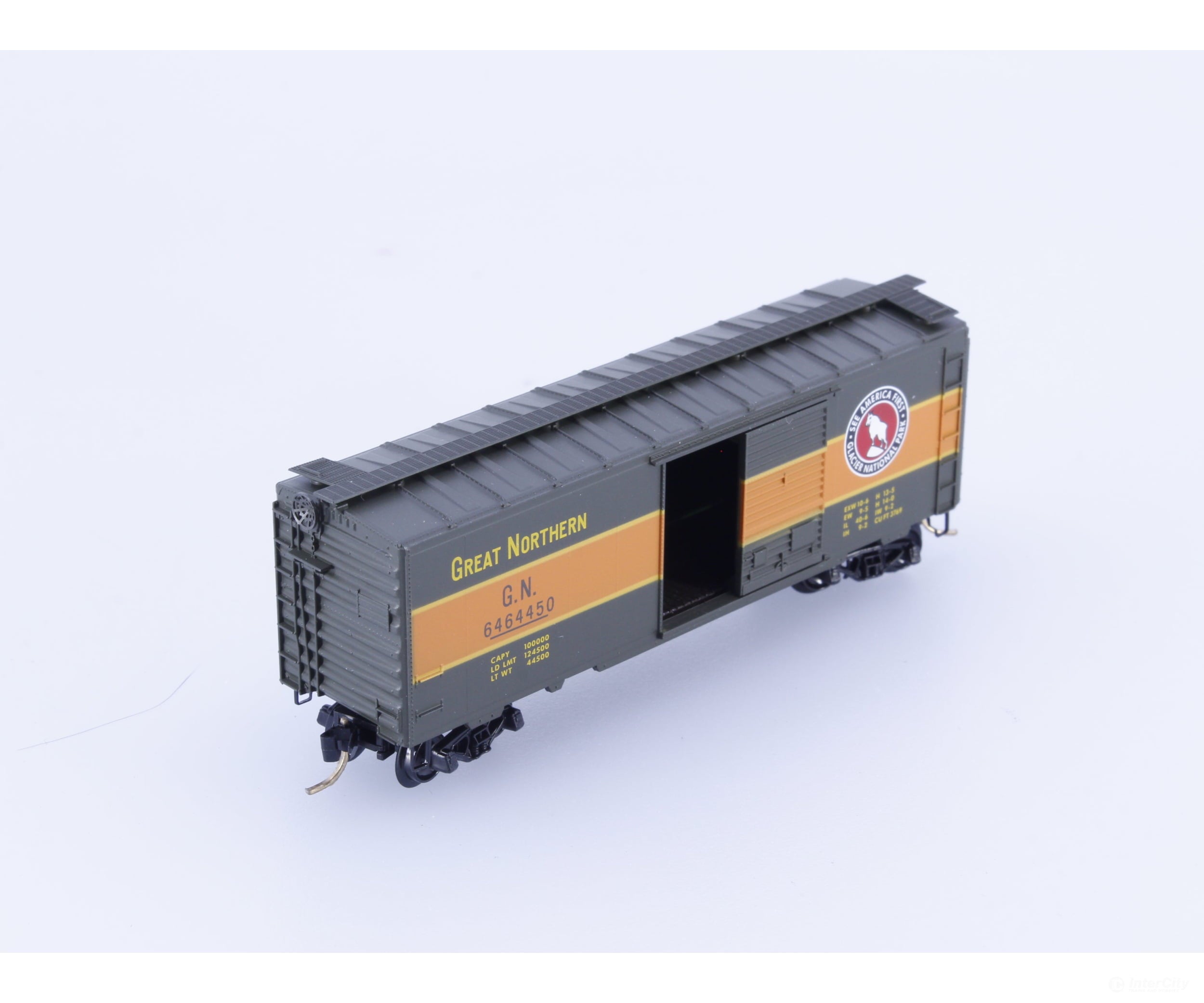 Micro Trains 6464-450 N 40’ Single Door Boxcar 6464 Collectors Series Great Northern (GN) 6464450 Freight Cars