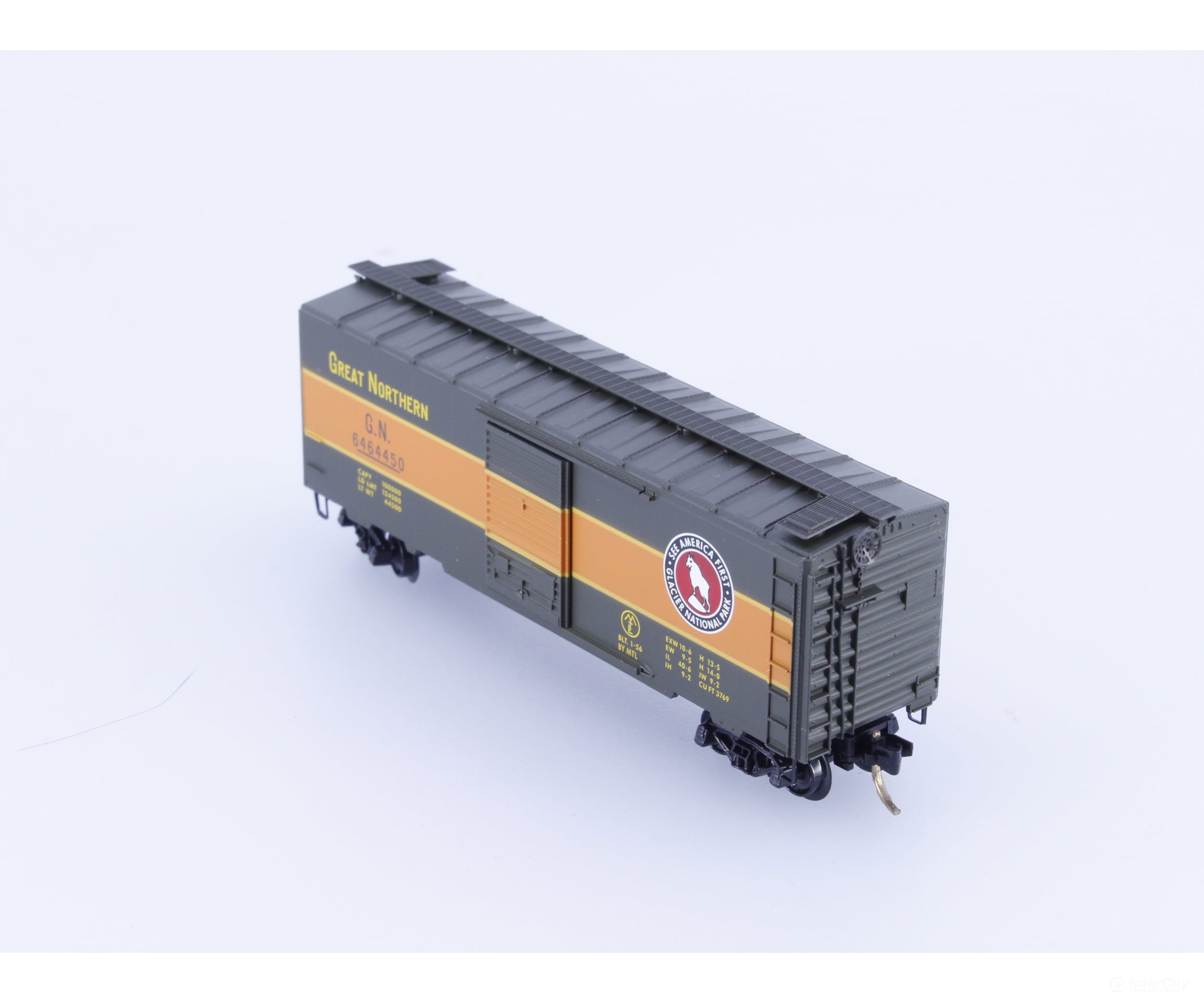 Micro Trains 6464-450 N 40’ Single Door Boxcar 6464 Collectors Series Great Northern (GN) 6464450 Freight Cars