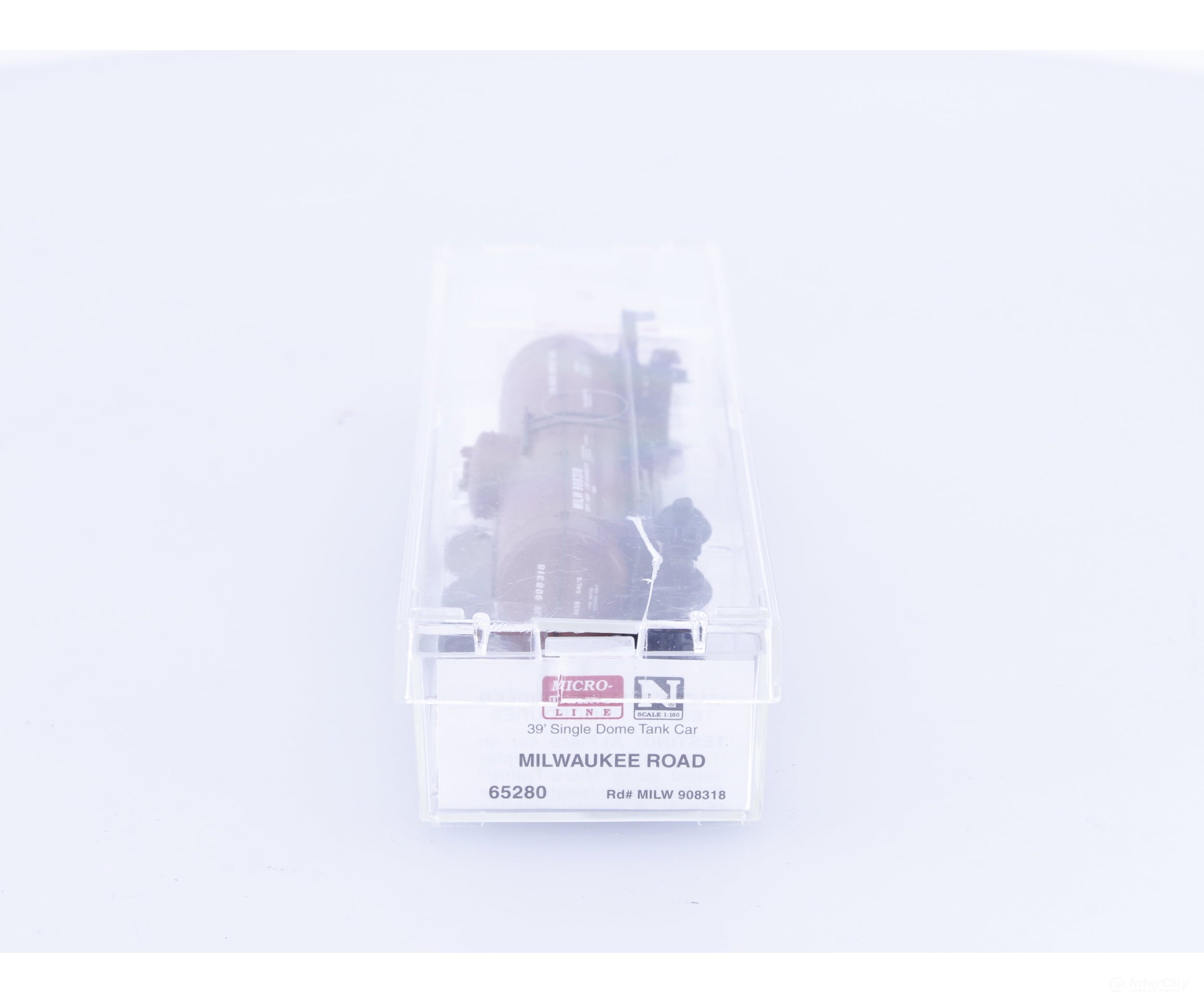 Micro Trains 65280 N 39’ Single Dome Tank Car Milwaukee Road (MILW) 908318 - Freight Cars