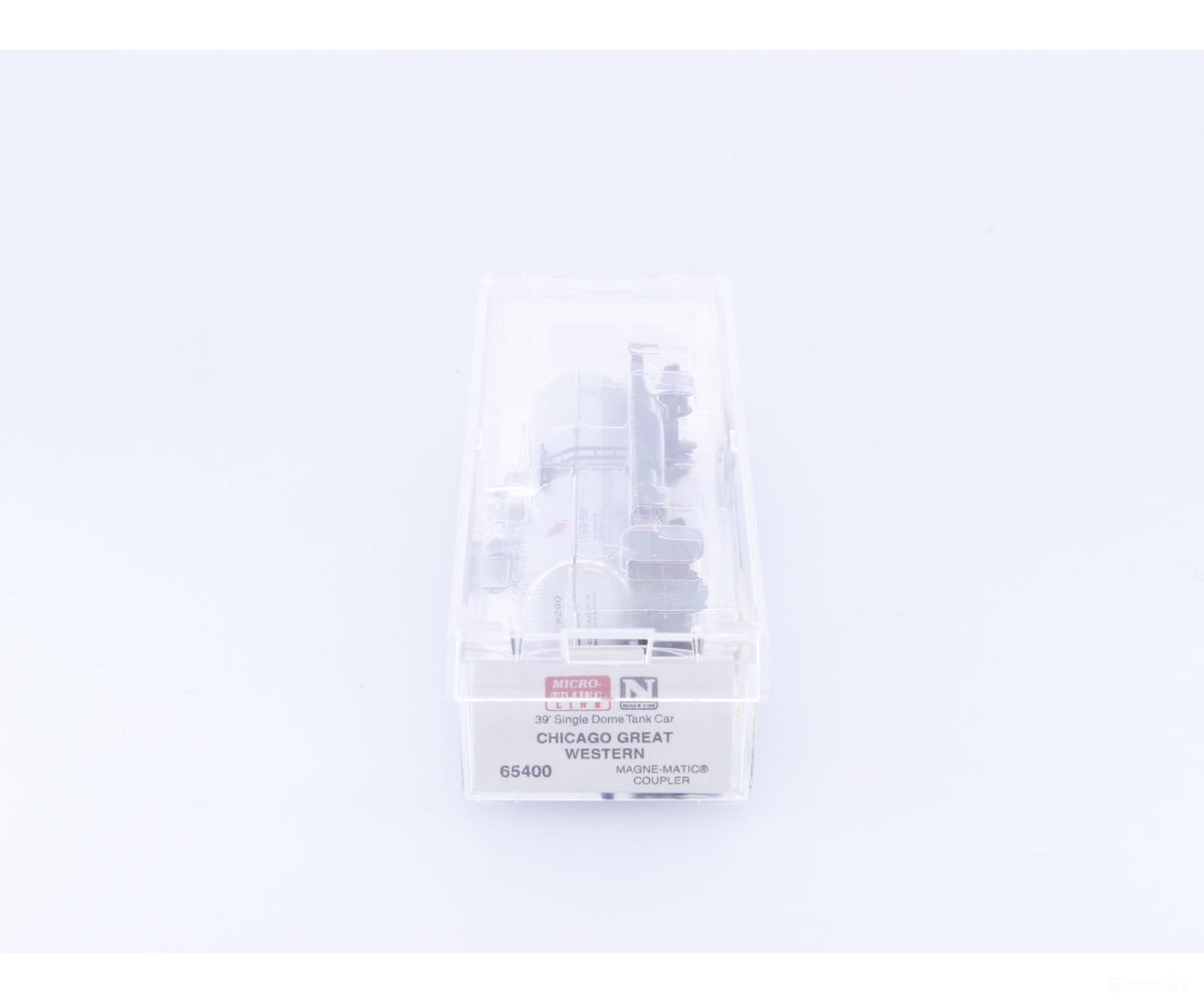 Micro Trains 65400 N 39’ Single Dome Tank Car Chicago Great Western (CGW) 290 - Freight Cars