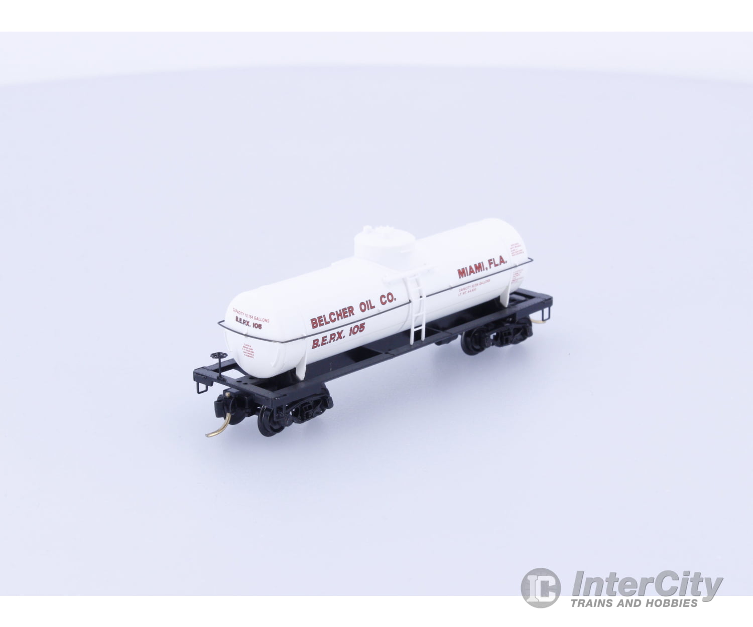 Micro Trains 65420 N Tank Car Single Dome 39’ Belcher Oil BERX 105 Freight Cars