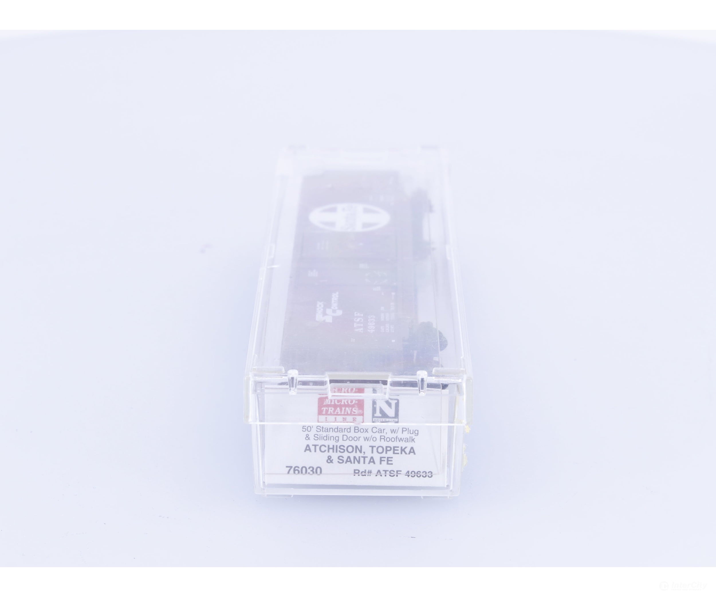 Micro Trains 76030 N 50’ Combination Door Box Car Atchison Topeka and Santa Fe (ATSF) 49633 - Freight Cars