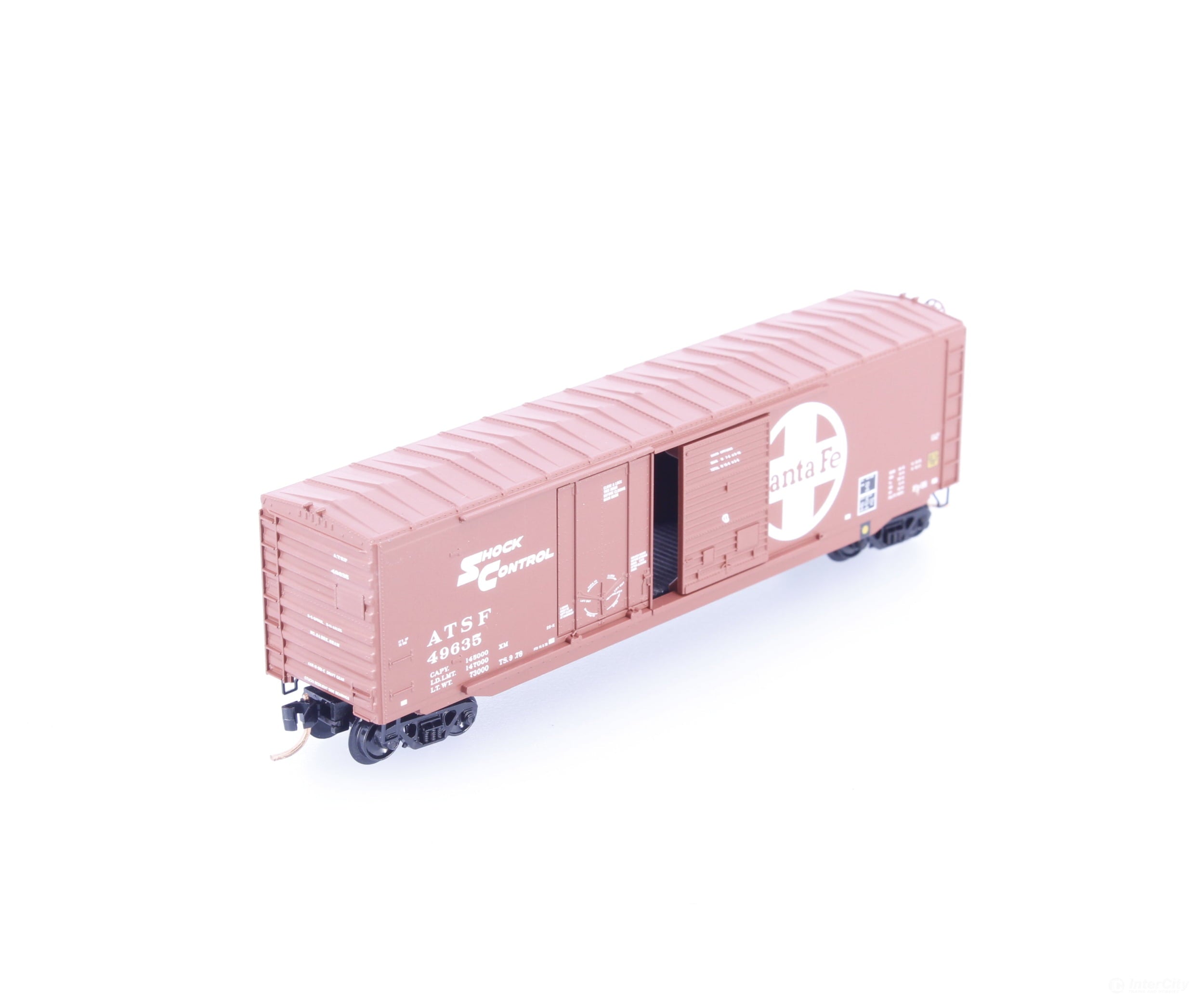 Micro Trains 76030 N 50’ Combination Door Box Car Atchison Topeka and Santa Fe (ATSF) 49635 - Freight Cars