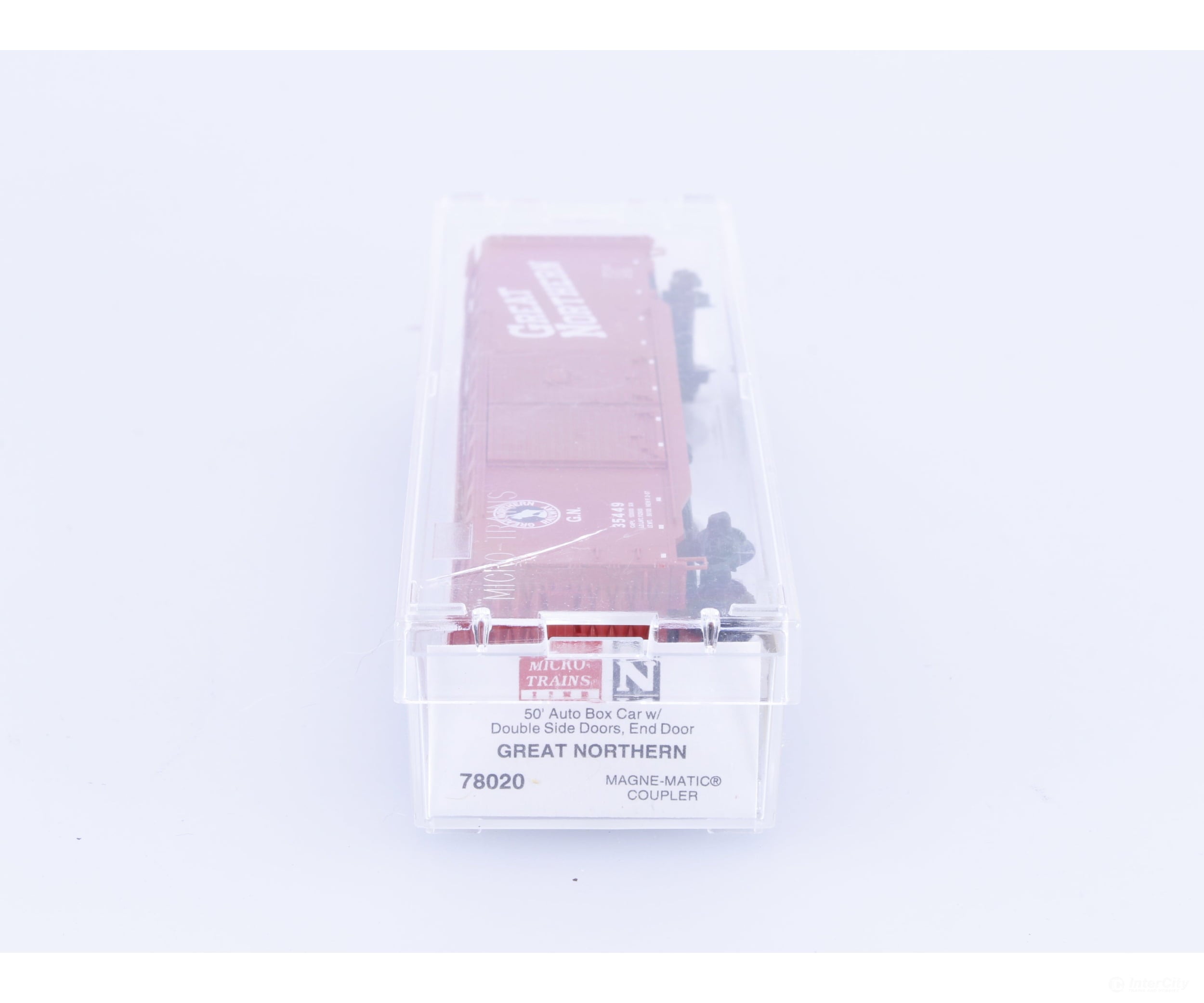 Micro Trains 78020 N 50’ Double Boor Automobile Boxcar Great Northern (GN) 35449 Freight Cars