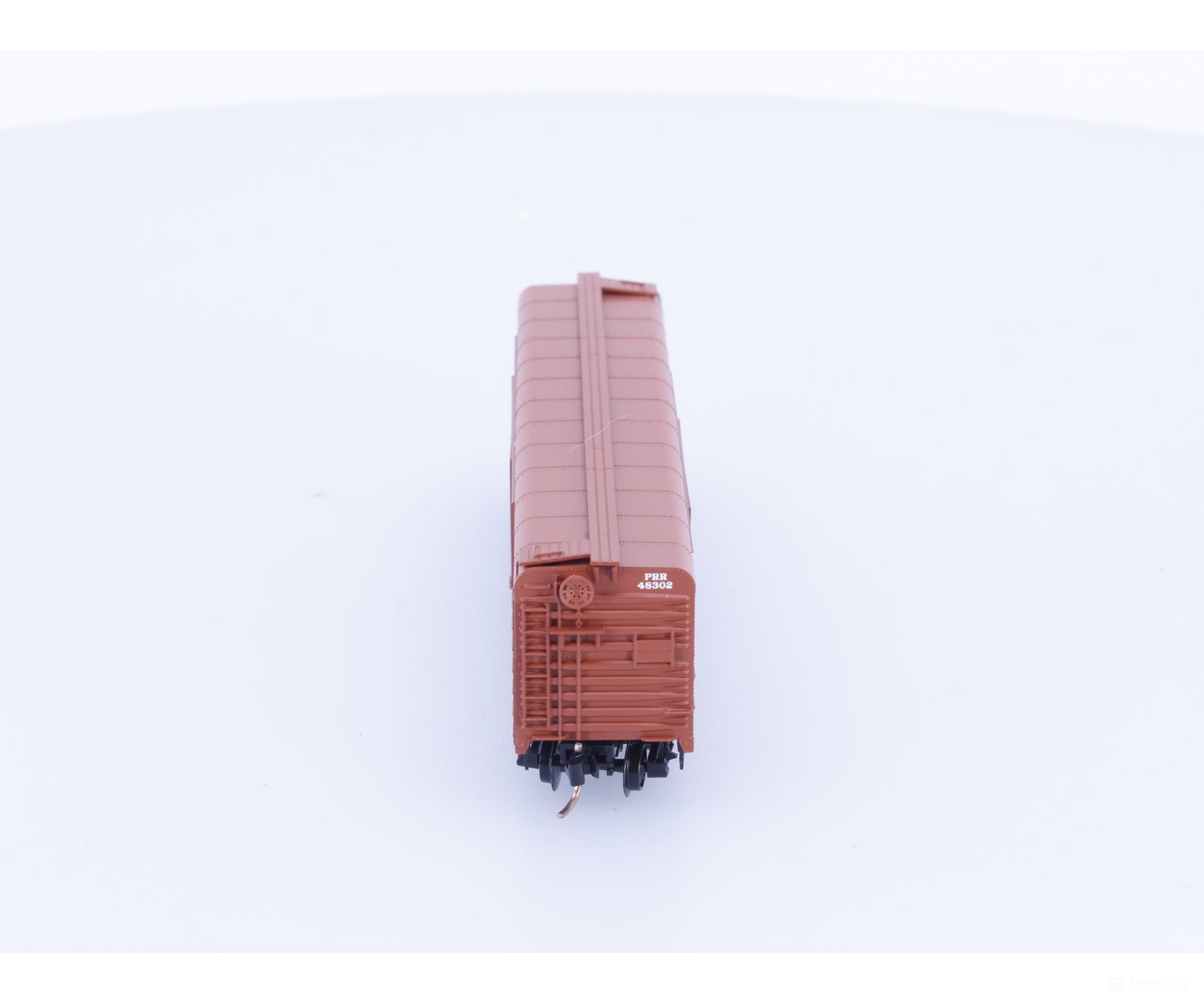 Micro Trains 79010 N 50’ Double Sliding Door Wagon Top Roof Boxcar Pennsylvania Railroad (PRR) 48302 - Freight Cars