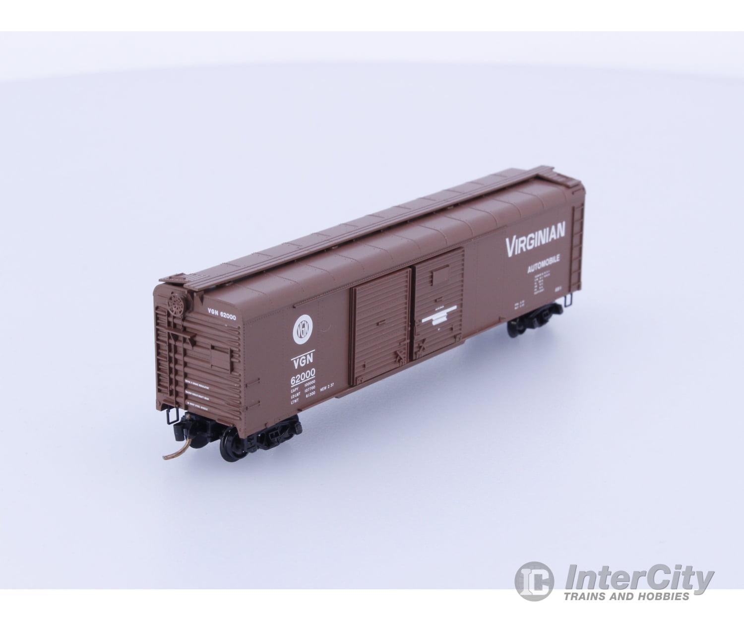 Micro Trains 79050 N Boxcar 50’ Double Sliding Door Wagon Top Roof Virginia Railway (VREX) 62000 Freight Cars
