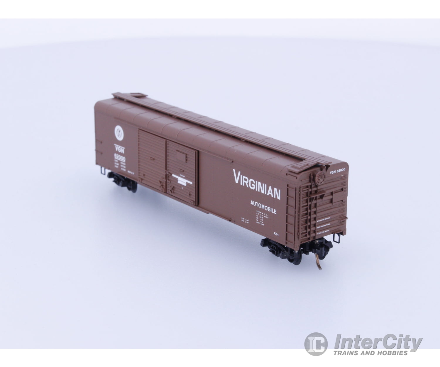 Micro Trains 79050 N Boxcar 50’ Double Sliding Door Wagon Top Roof Virginia Railway (VREX) 62000 Freight Cars