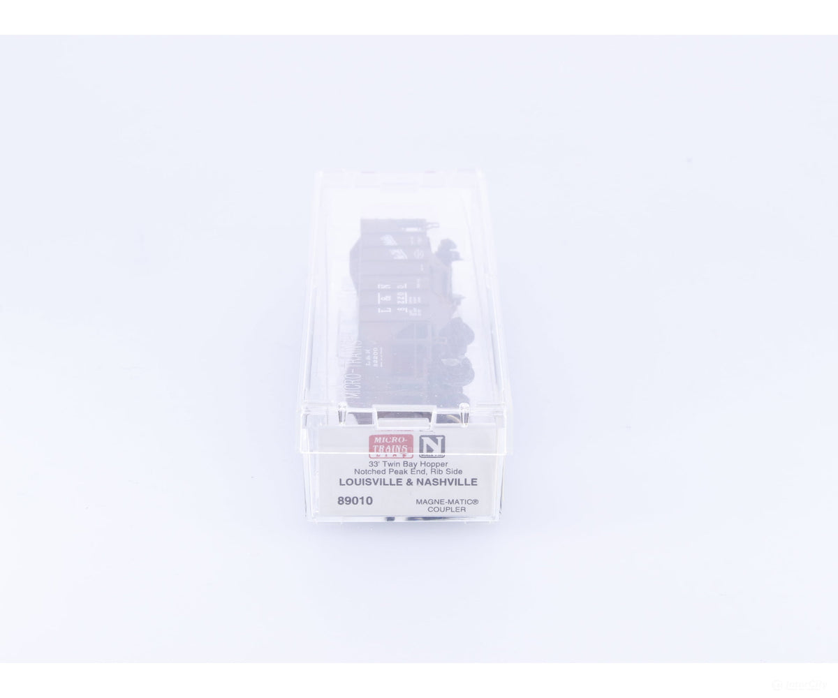 Micro Trains 89010 N 2-Bay 33’ Open Hopper Arch End Louisville & Nashville (L&N) 82200 - Freight Cars