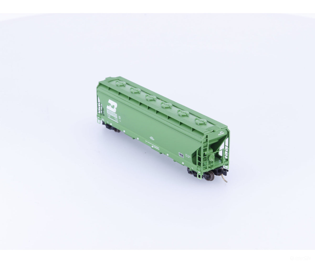 Micro Trains 93020 N 3 Bay ACF Covered Hopper Burlington Northern (BN) 459385 - Freight Cars