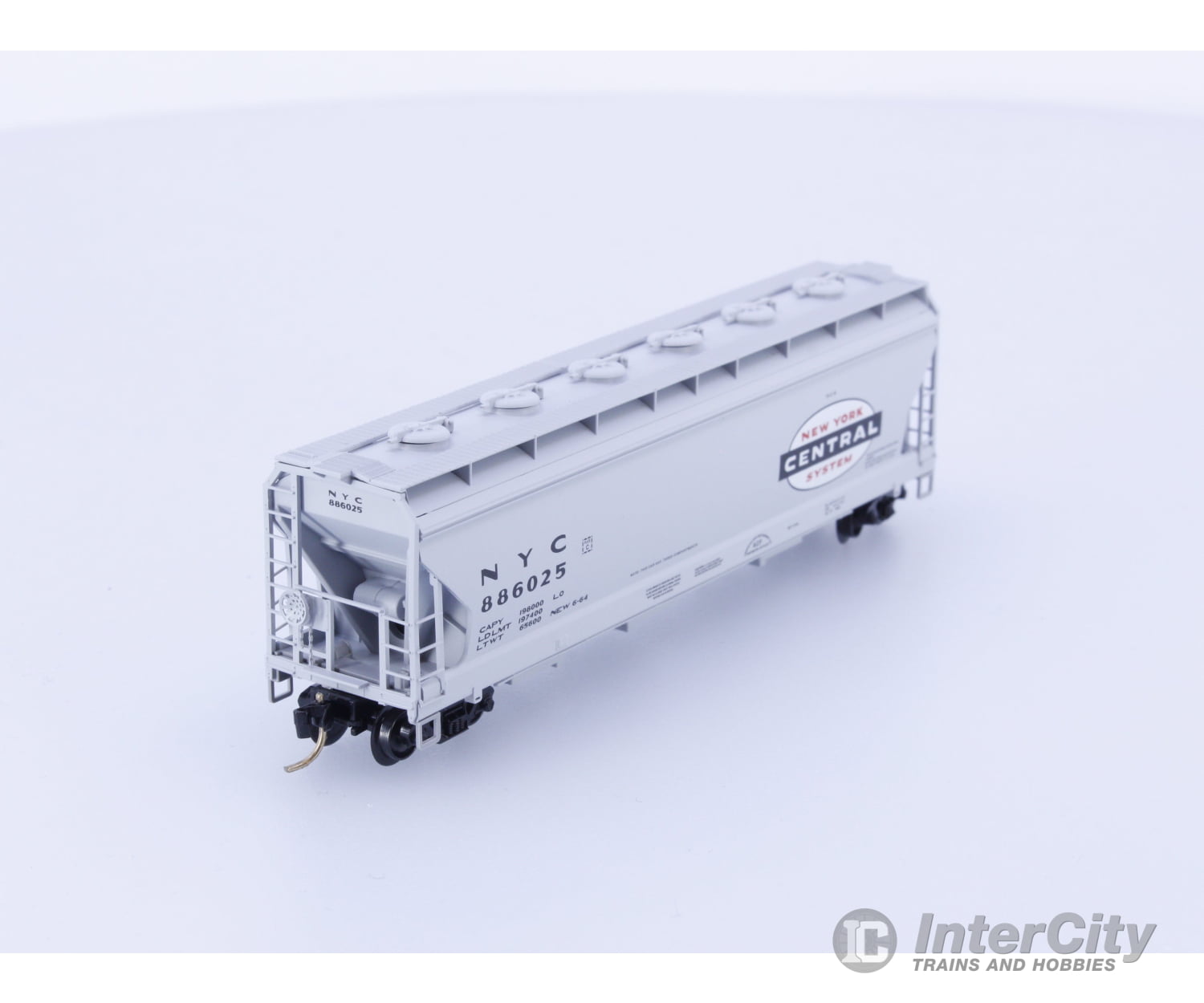 Micro Trains 93030 N Covered Hopper 3-Bay ACF 4650 New York Central (NYC) 886025 Freight Cars