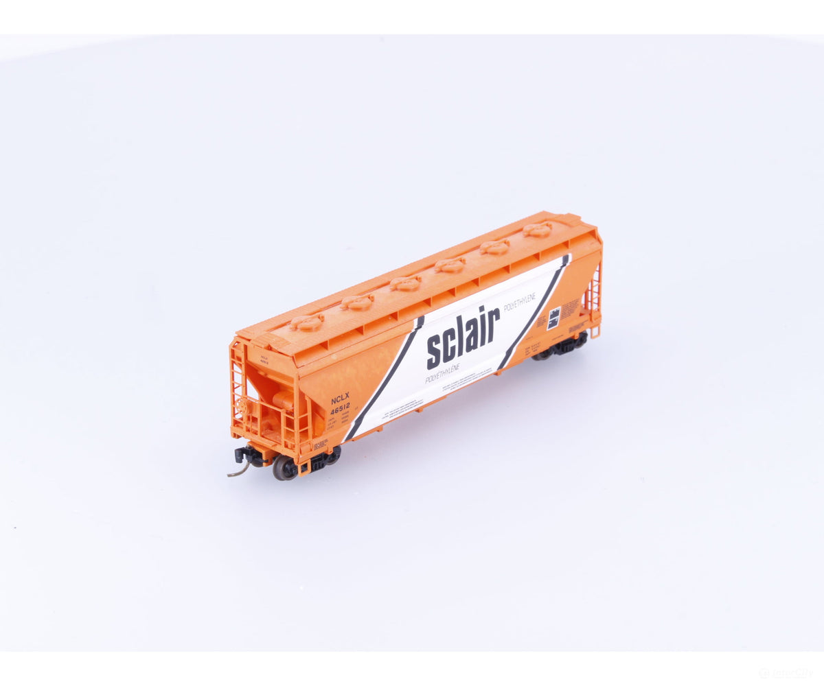 Micro Trains 93040 N 3 Bay Centerflow Hopper Car Sclair (NCLX) 46512 (#1) - Freight Cars