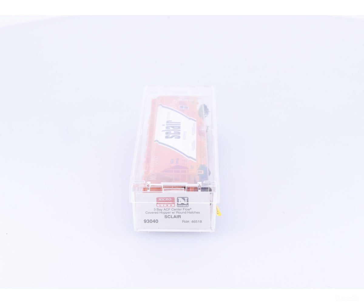 Micro Trains 93040 N 3 Bay Centerflow Hopper Car Sclair (NCLX) 46518 (#3) - Freight Cars