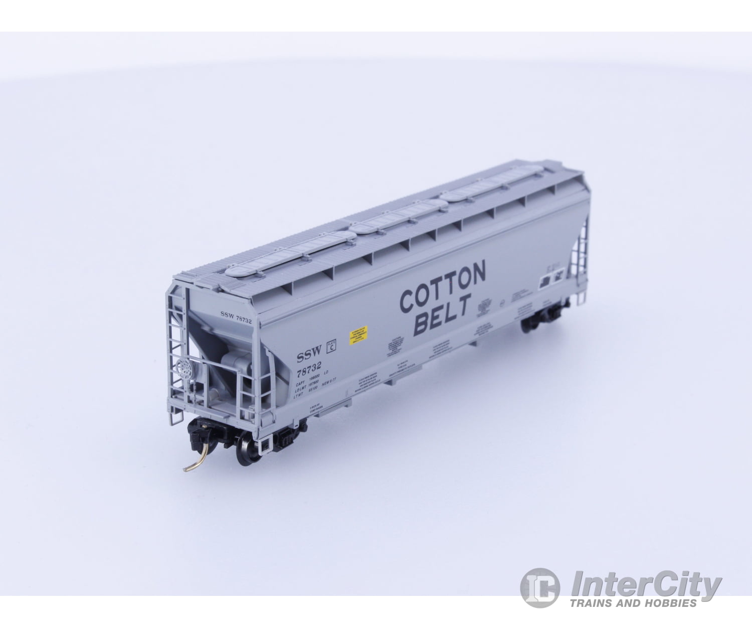 Micro Trains 94010 N Covered Hopper 3-Bay ACF 4650 Cotton Belt SSW 78732 Freight Cars