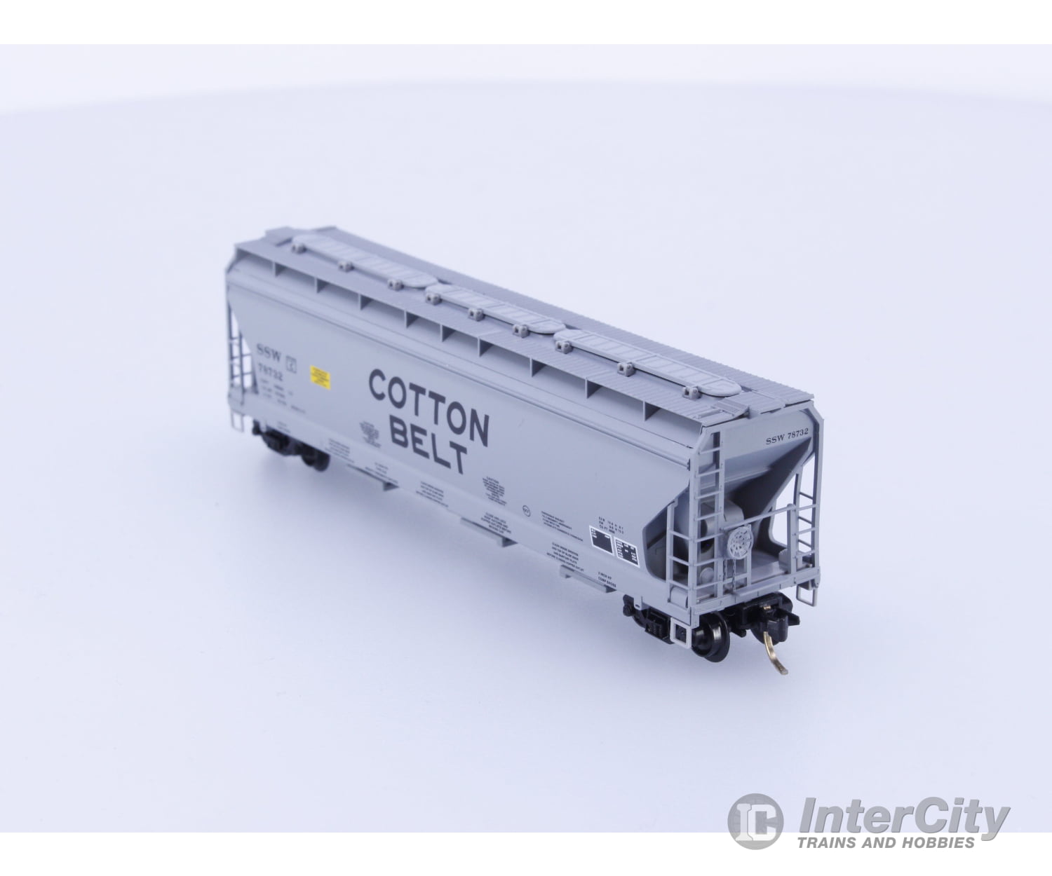 Micro Trains 94010 N Covered Hopper 3-Bay ACF 4650 Cotton Belt SSW 78732 Freight Cars