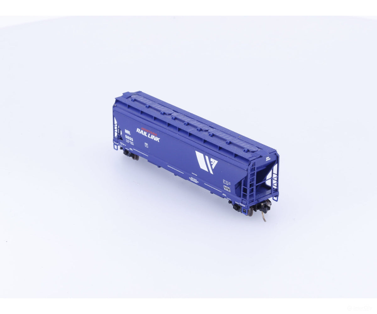 Micro Trains 94080 N 3 Bay ACF Covered Hopper #2 Montana Rail Link (MRL) 51033 - Freight Cars